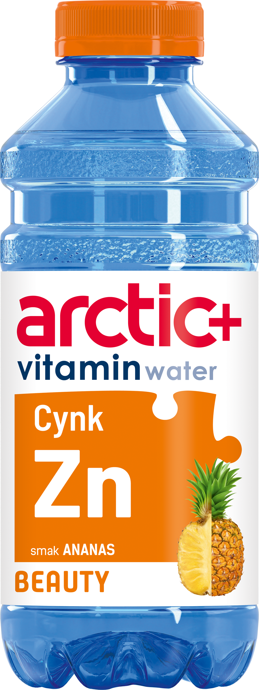 Arctic+ Vitamin Water Napój O Smaku Ananasowym Z Witaminami I Cynkiem 600Ml Kaucja