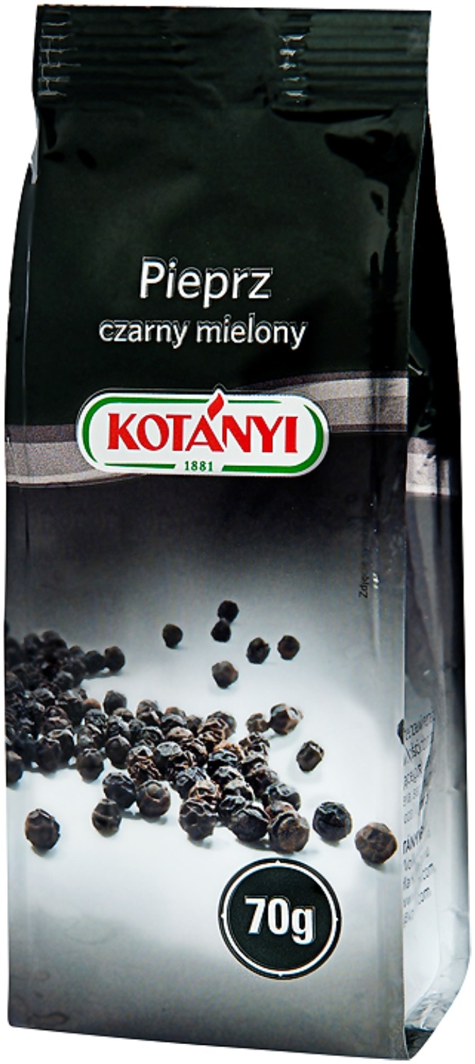 Kotanyi Pieprz Czarny Mielony 70G