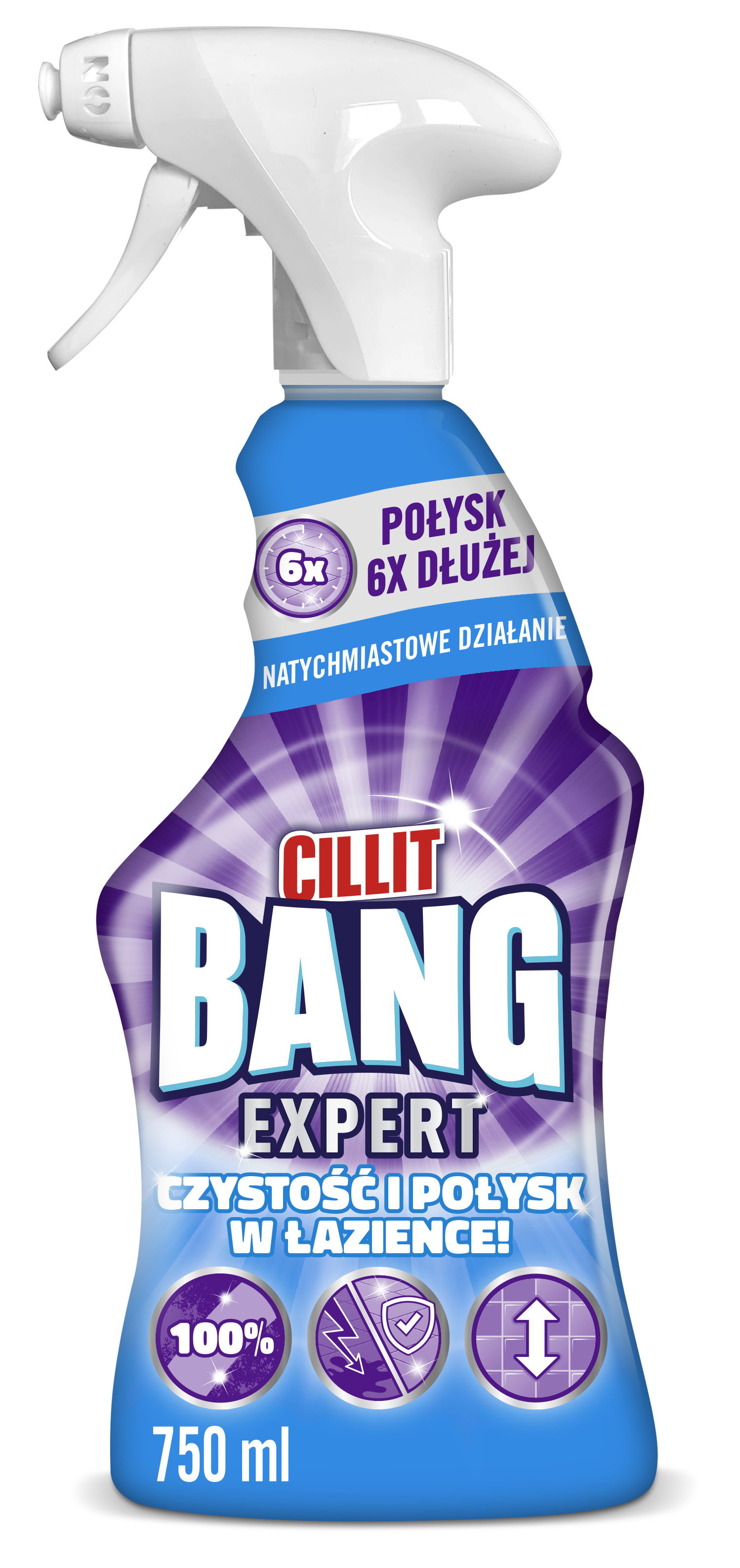 Cillit Bang Czystość I Połysk W Łazience Spray 750 Ml