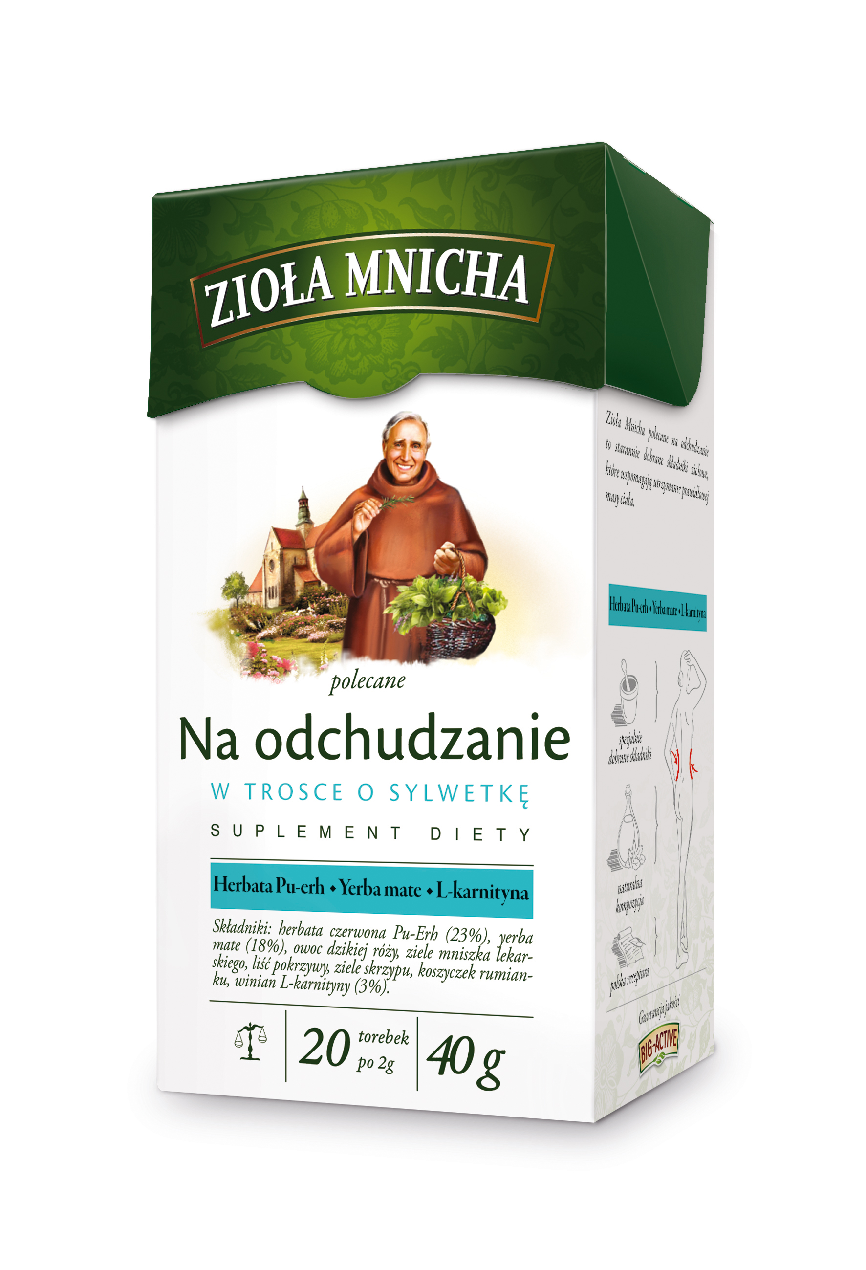 Zioła Mnicha Na Odchudzanie 20Tb/40G