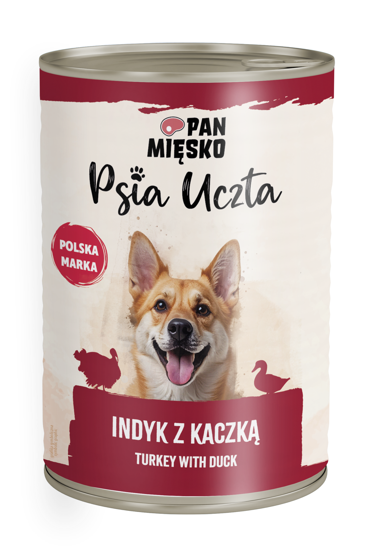 Pan Mięsko Psia Uczta Indyk Z Kaczką 400 G