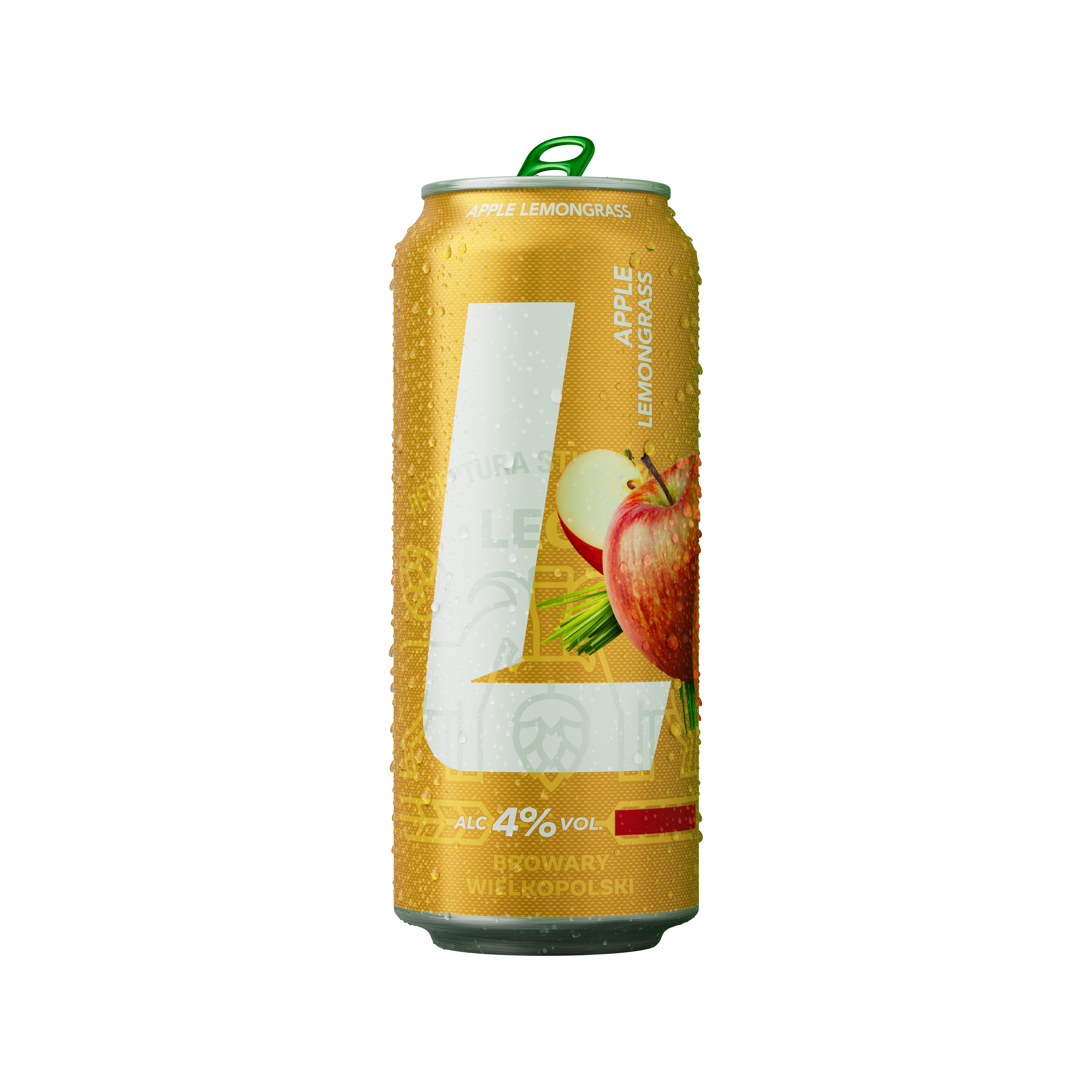Piwo Lech Apple Lemongrass 4,0% Puszka 500Ml Kaucja