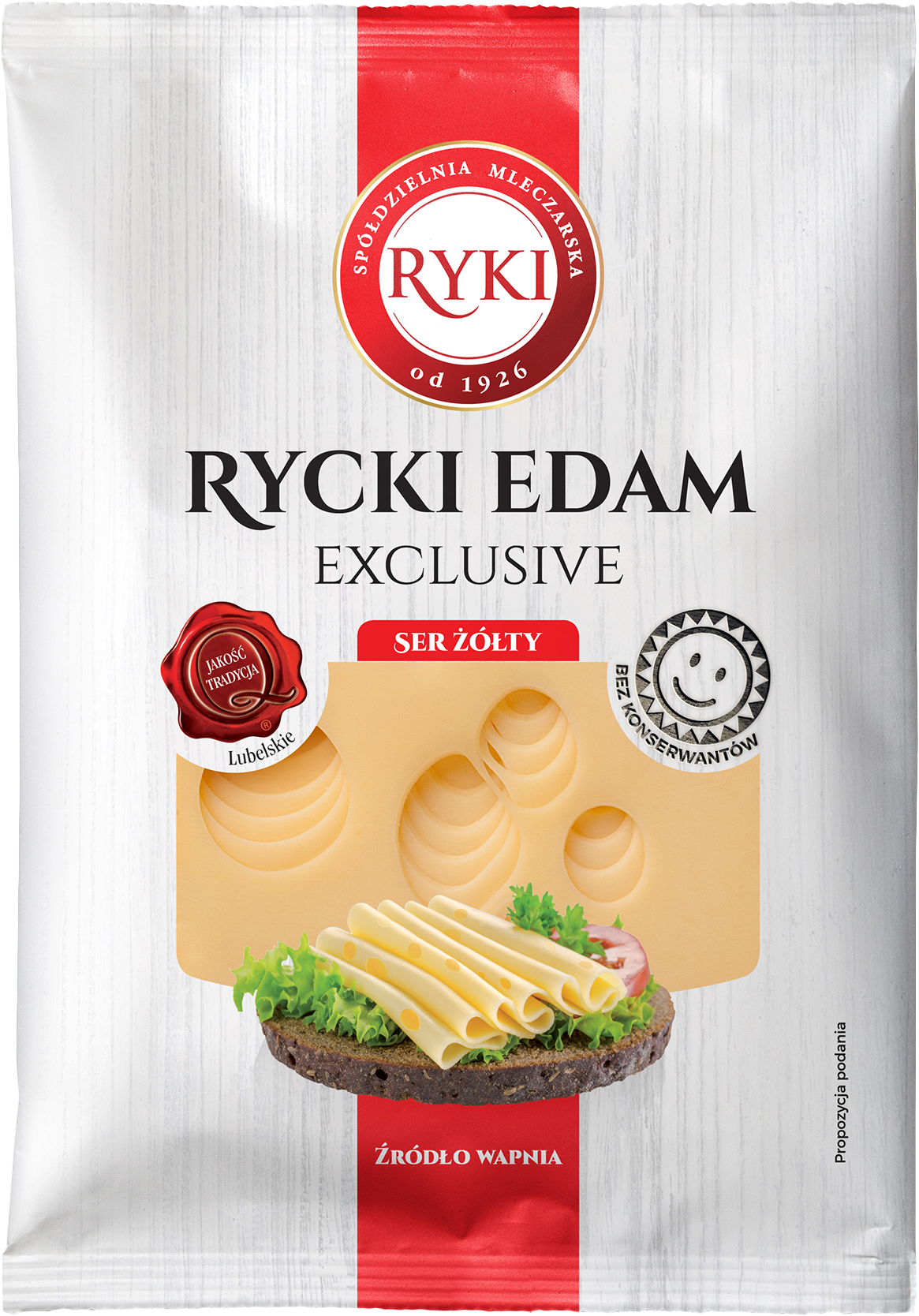 Ser Edam Ryki Plastry 135 G
