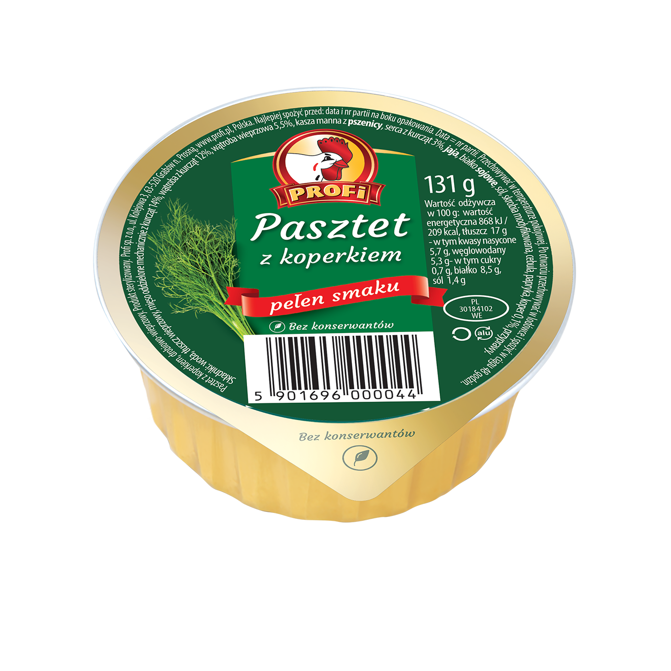 Profi Pasztet Z Koperkiem 131G