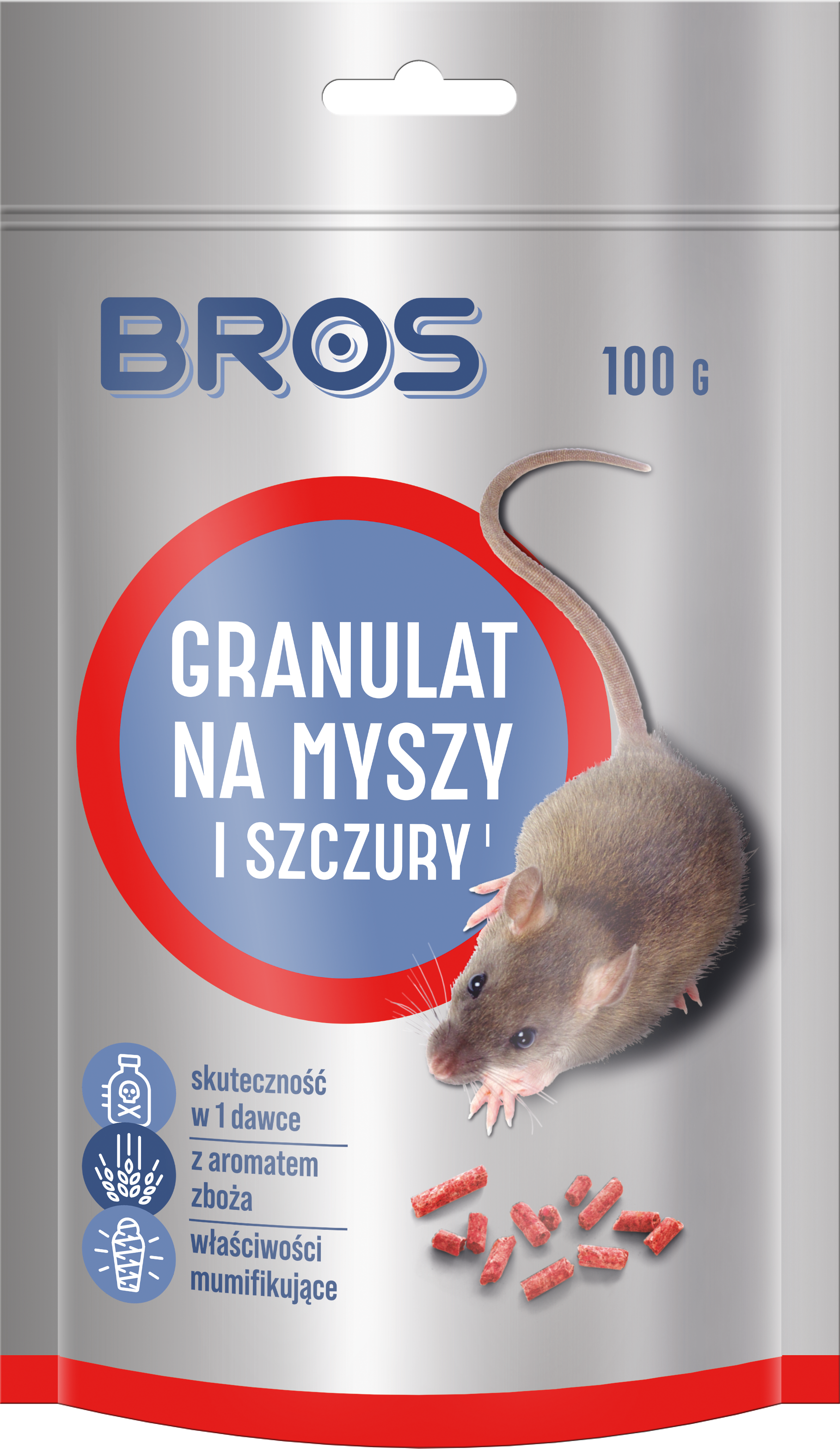 Bros - Granulat Na Myszy I Szczury 100G (Doypack)