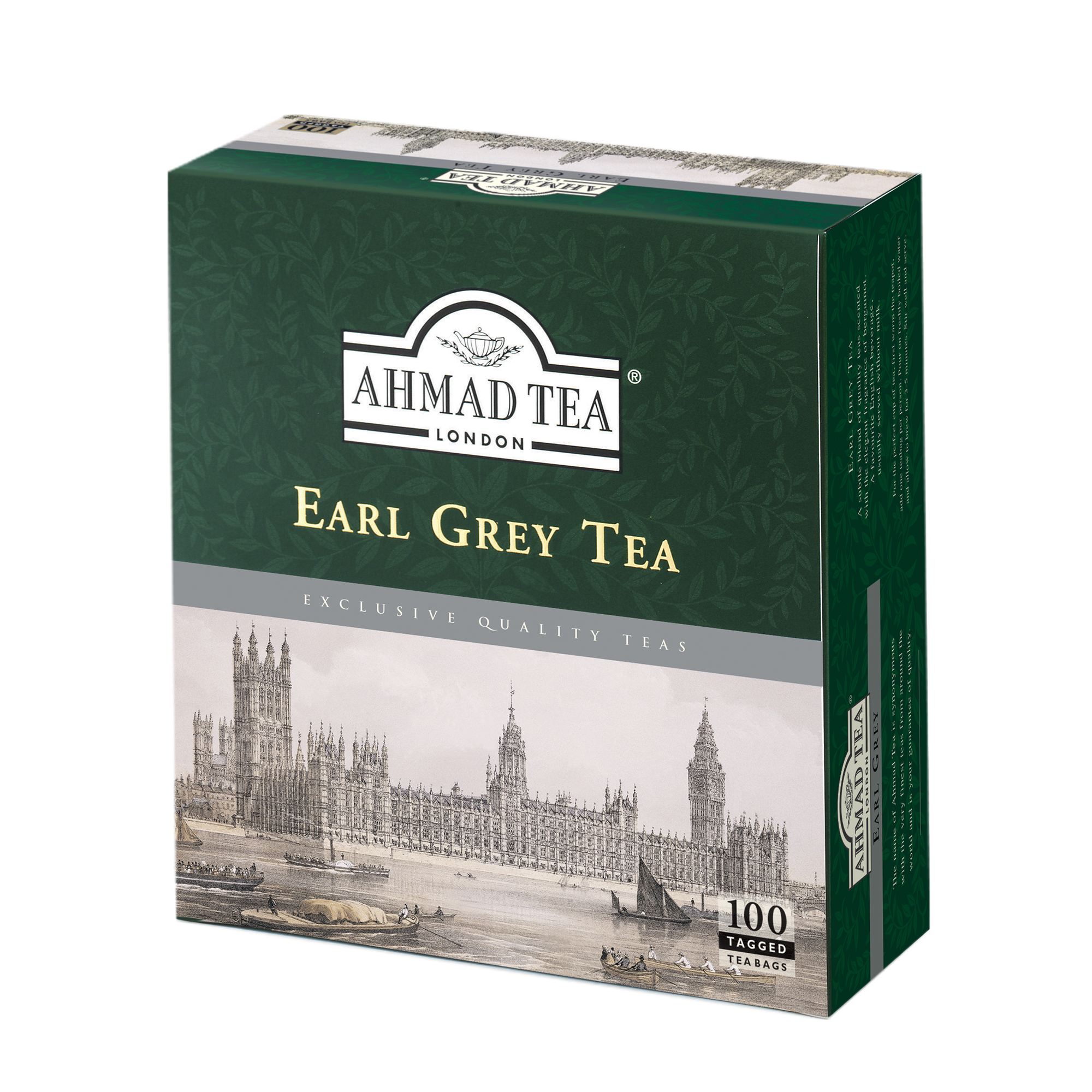 Earl Grey Ahmad Tea 100 Torebek X2G