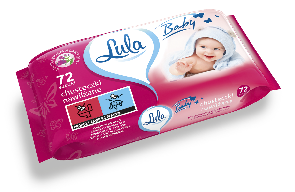 Lula Chusteczki Nawilżane Z Alantoiną 72 Szt.