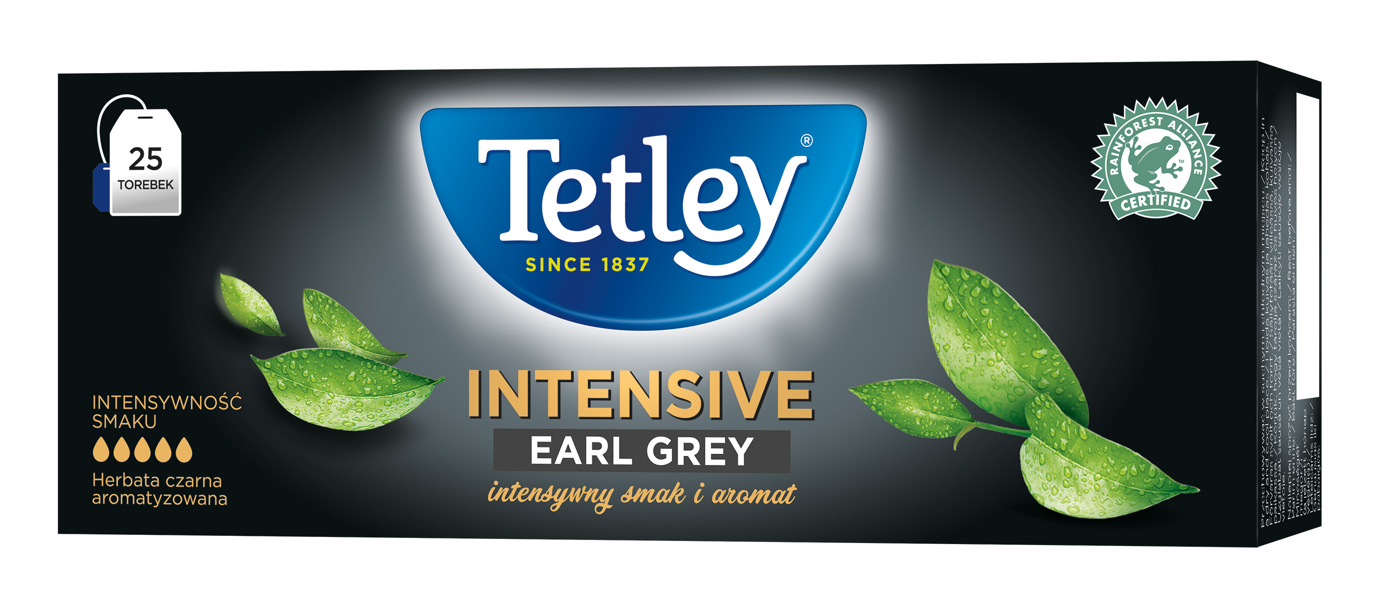 Herbata Tetley Intensive Earl Grey 25 Torebek X 2G