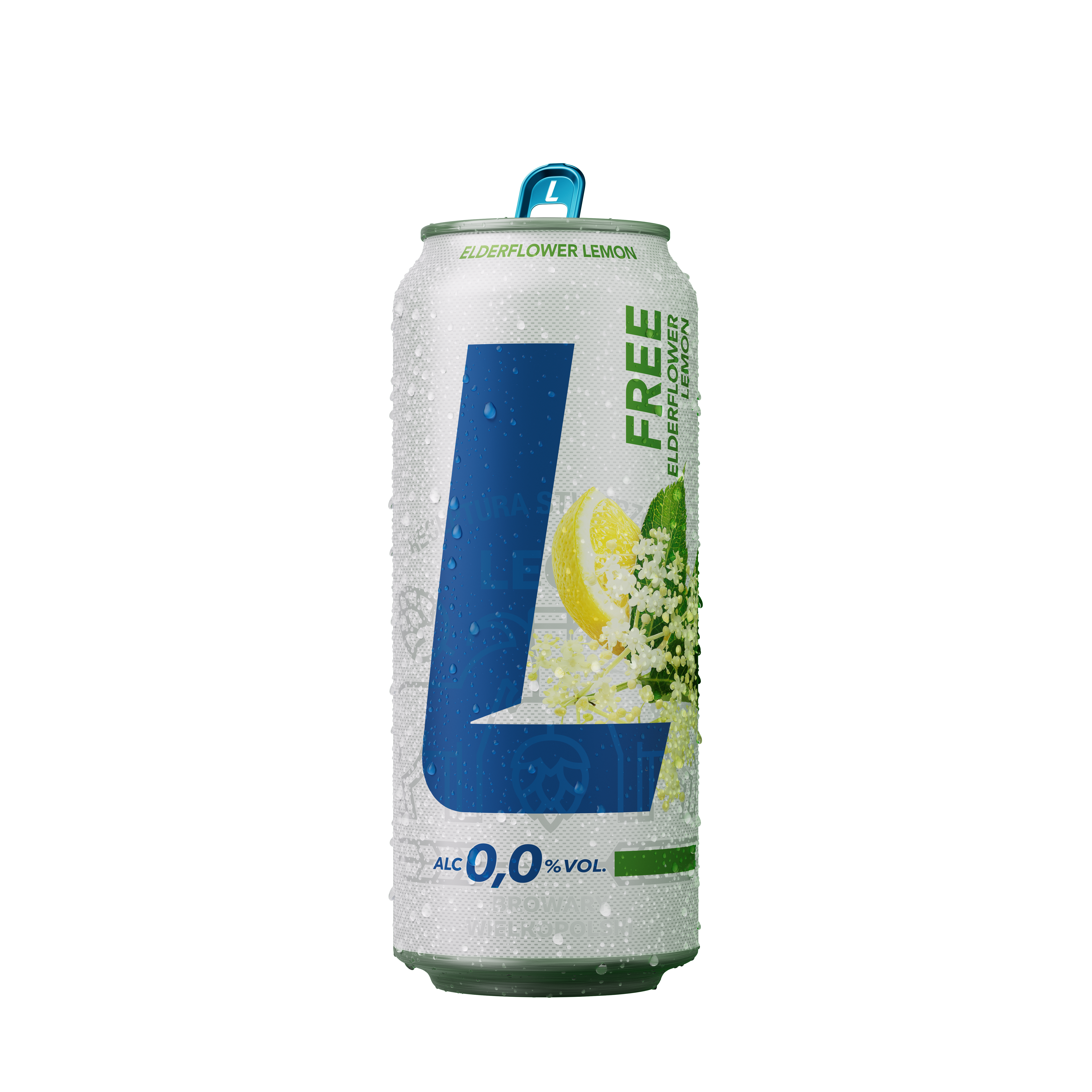 Piwo Lech Free Elderflower Lemon 0,0% Puszka 500Ml Kaucja