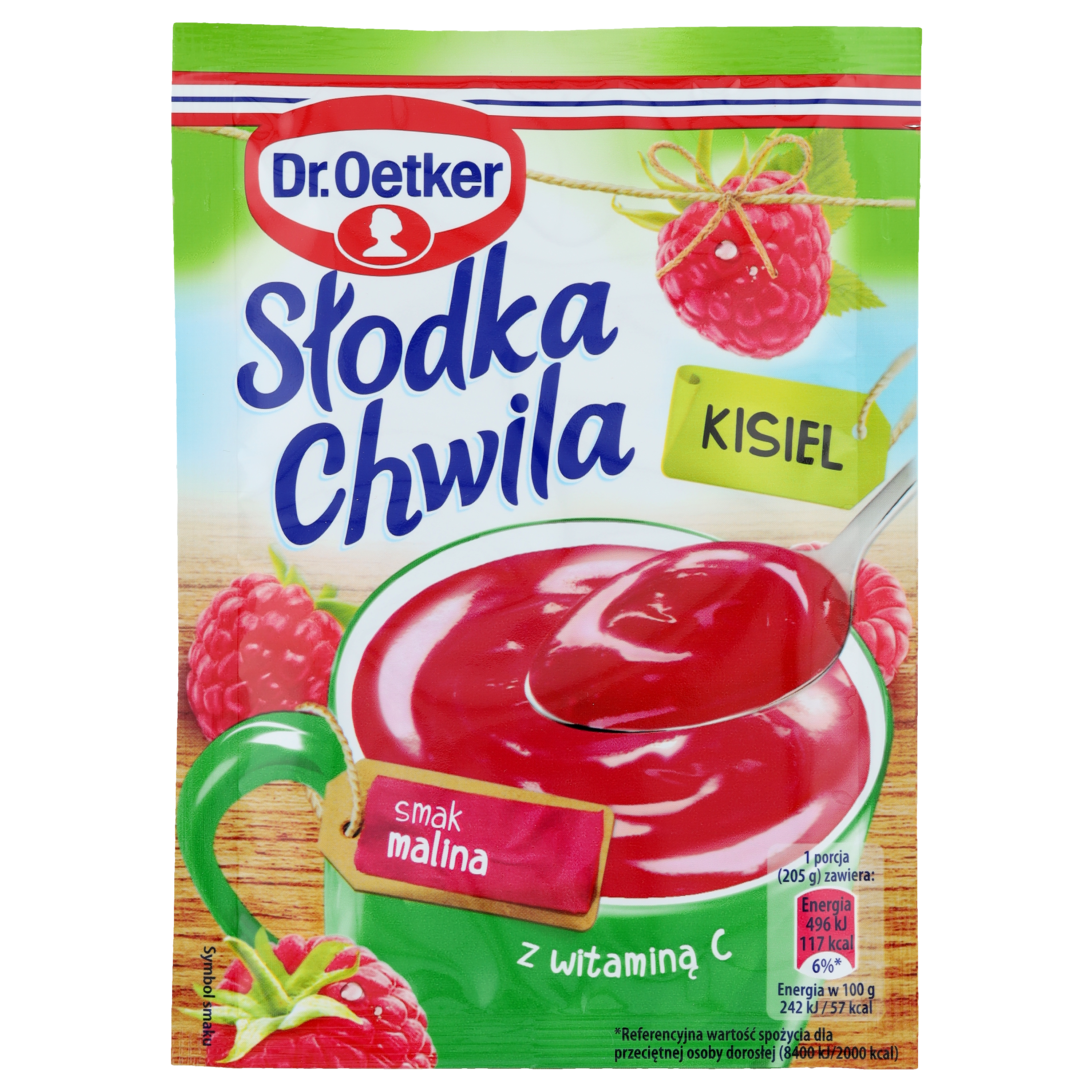 Dr. Oetker Słodka Chwila Kisiel Malinowy 30 G