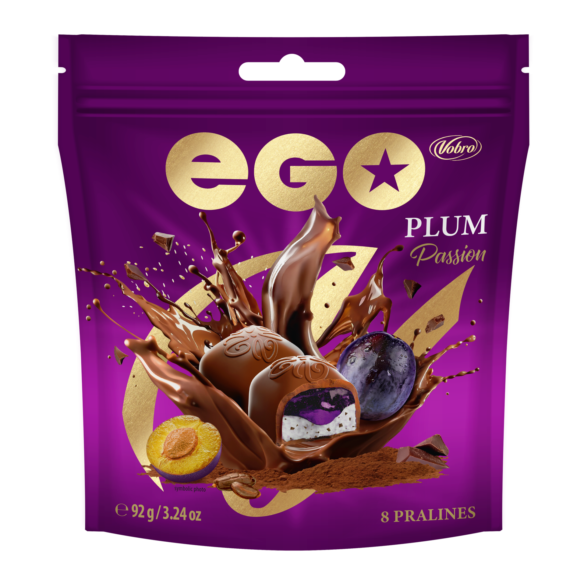 Vobro Praliny Ego Plum Passion 92G