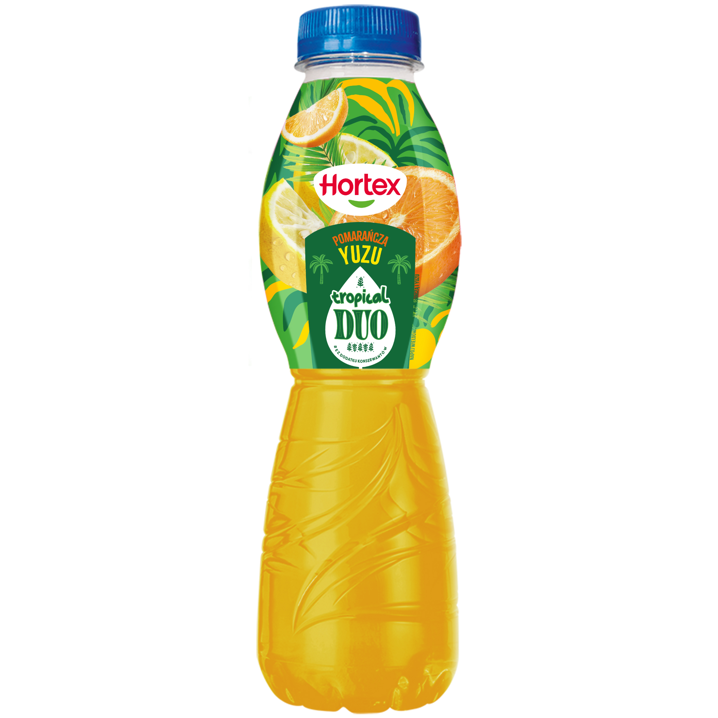 Hortex Tropical Duo Napój Pomarańcza Yuzu Butelka Pet 500Ml Kaucja