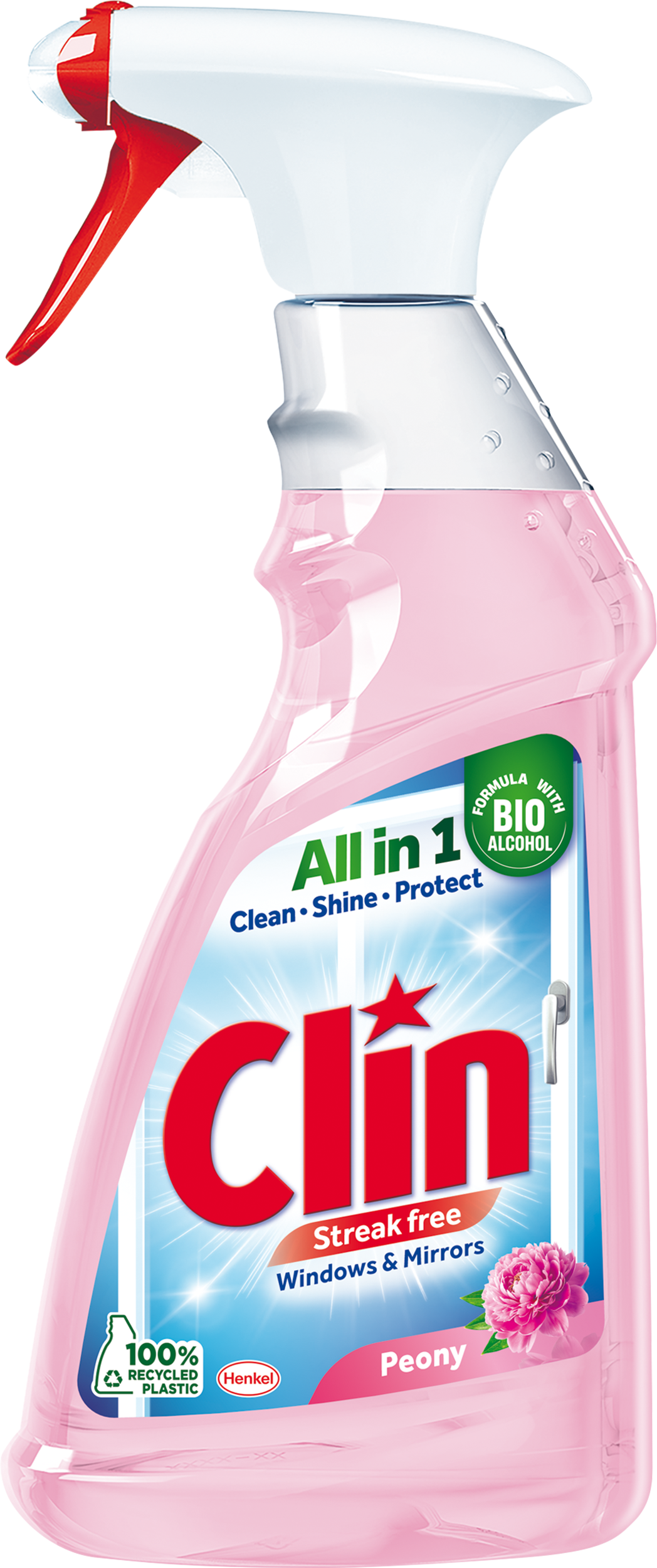 Clin Peony Płyn Do Mycia Powierzchni Szklanych 500 Ml