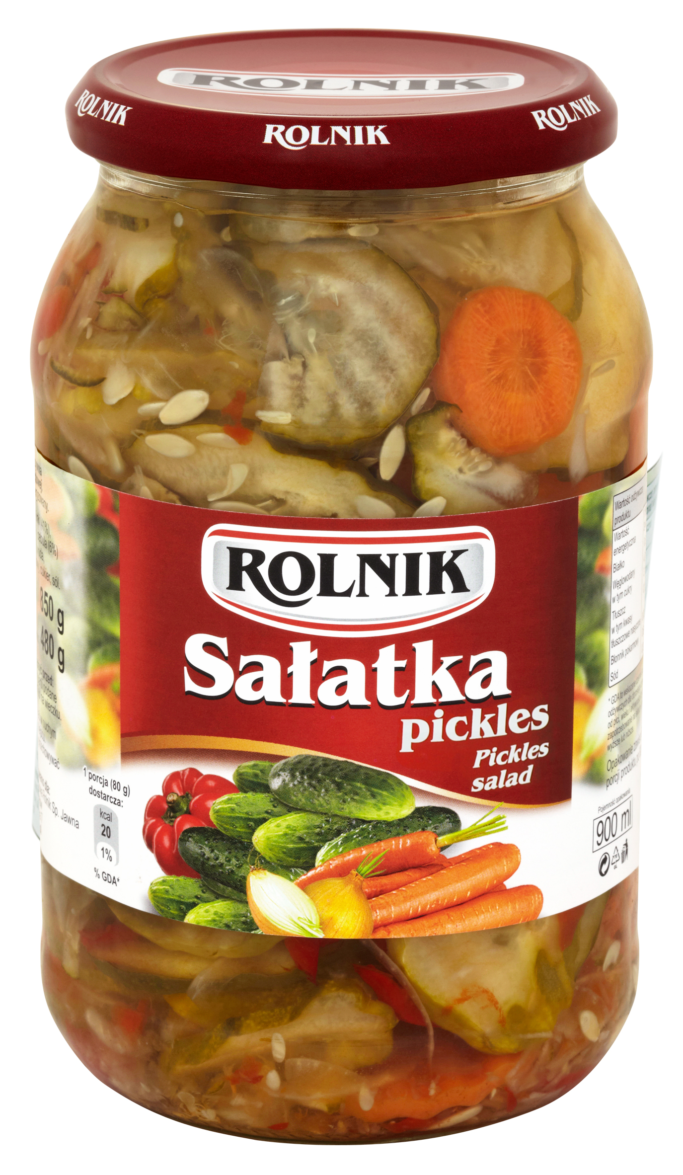 Sałatka Pickles 900 Ml Rolnik