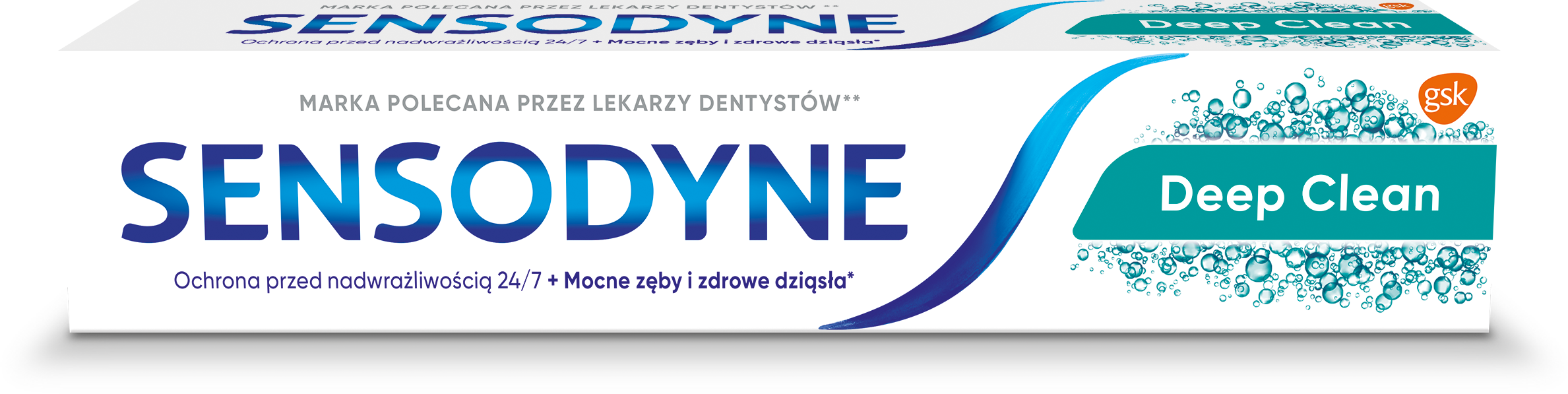 Sensodyne Deep Clean Pasta Do Nadwrażliwych Zębów Z Fluorem Wzmacniająca I Utwardzająca Szkliwo, 75 Ml