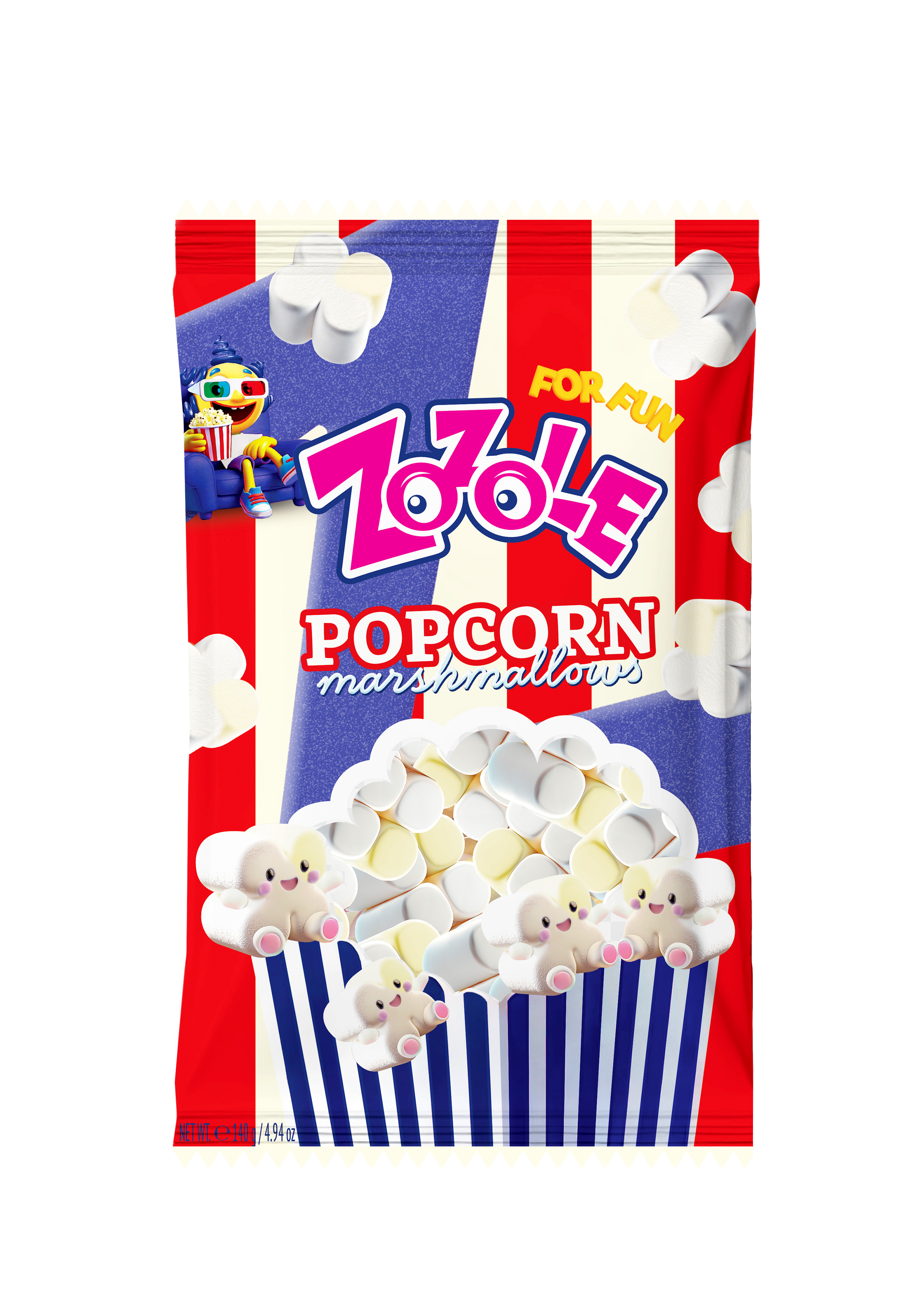 Zozole Popcorn Pianki 140G Mieszko