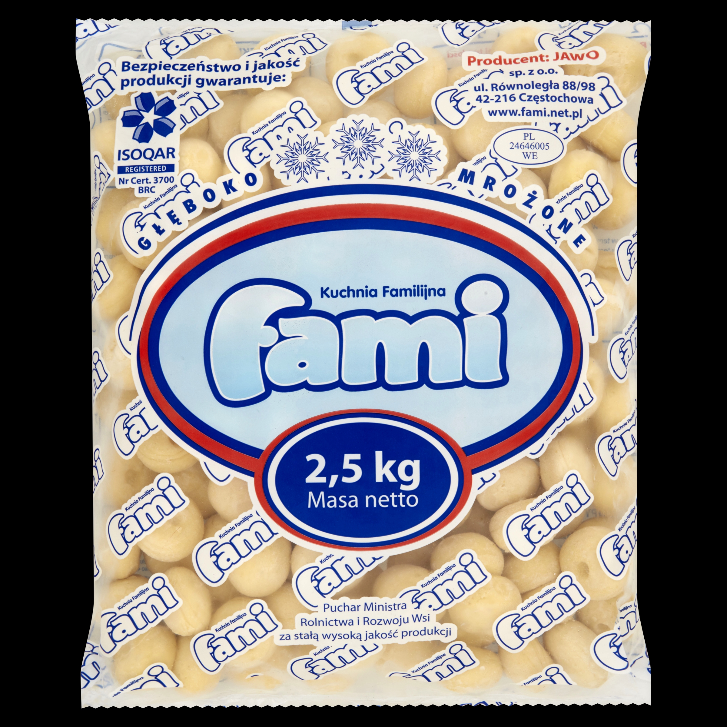 Fami Kluski Śląskie Z Dziurką 2,5 Kg