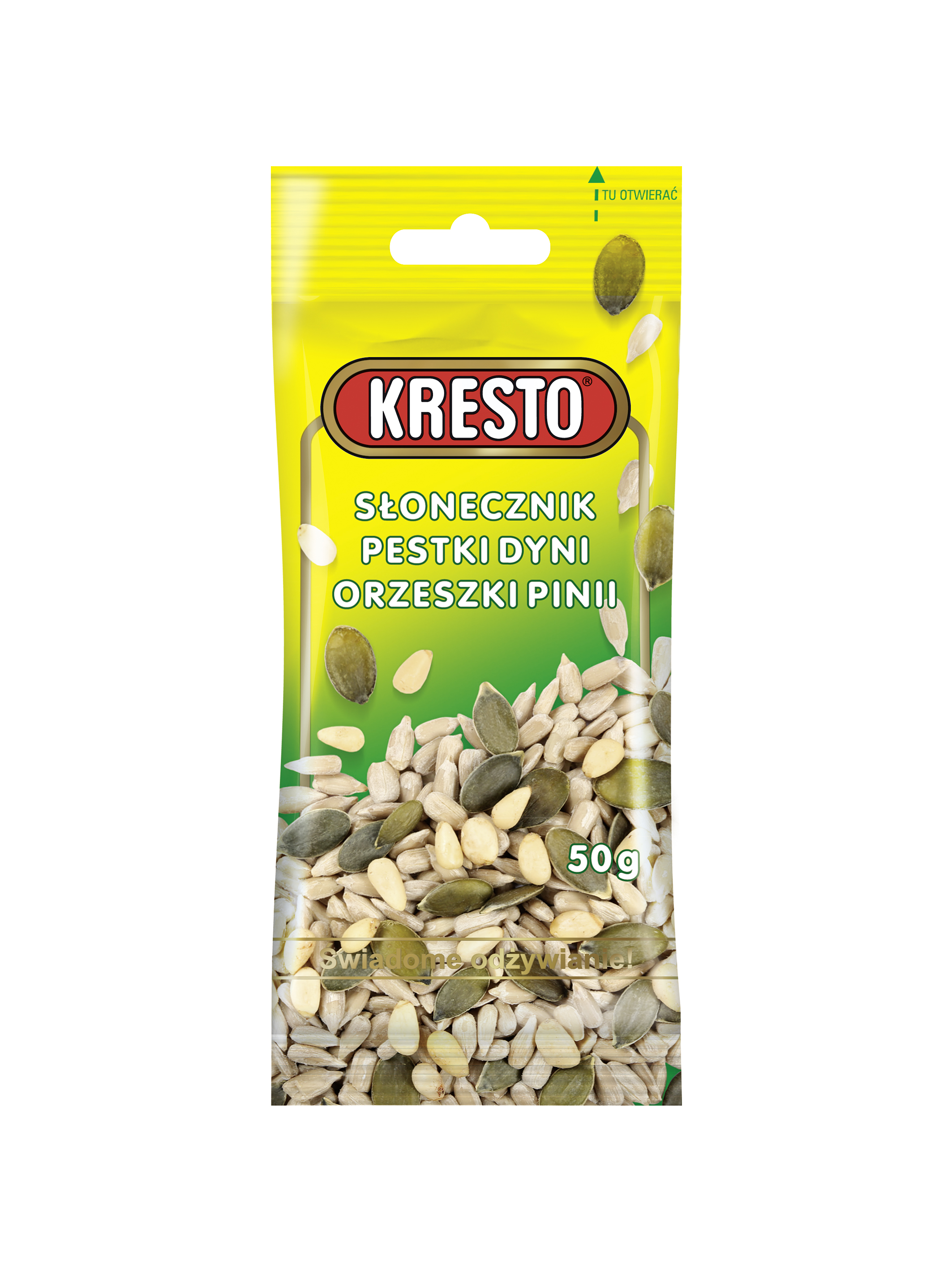 Kresto Słonecznik/Pestki Dyni/ Orzeszki Pinii 50G