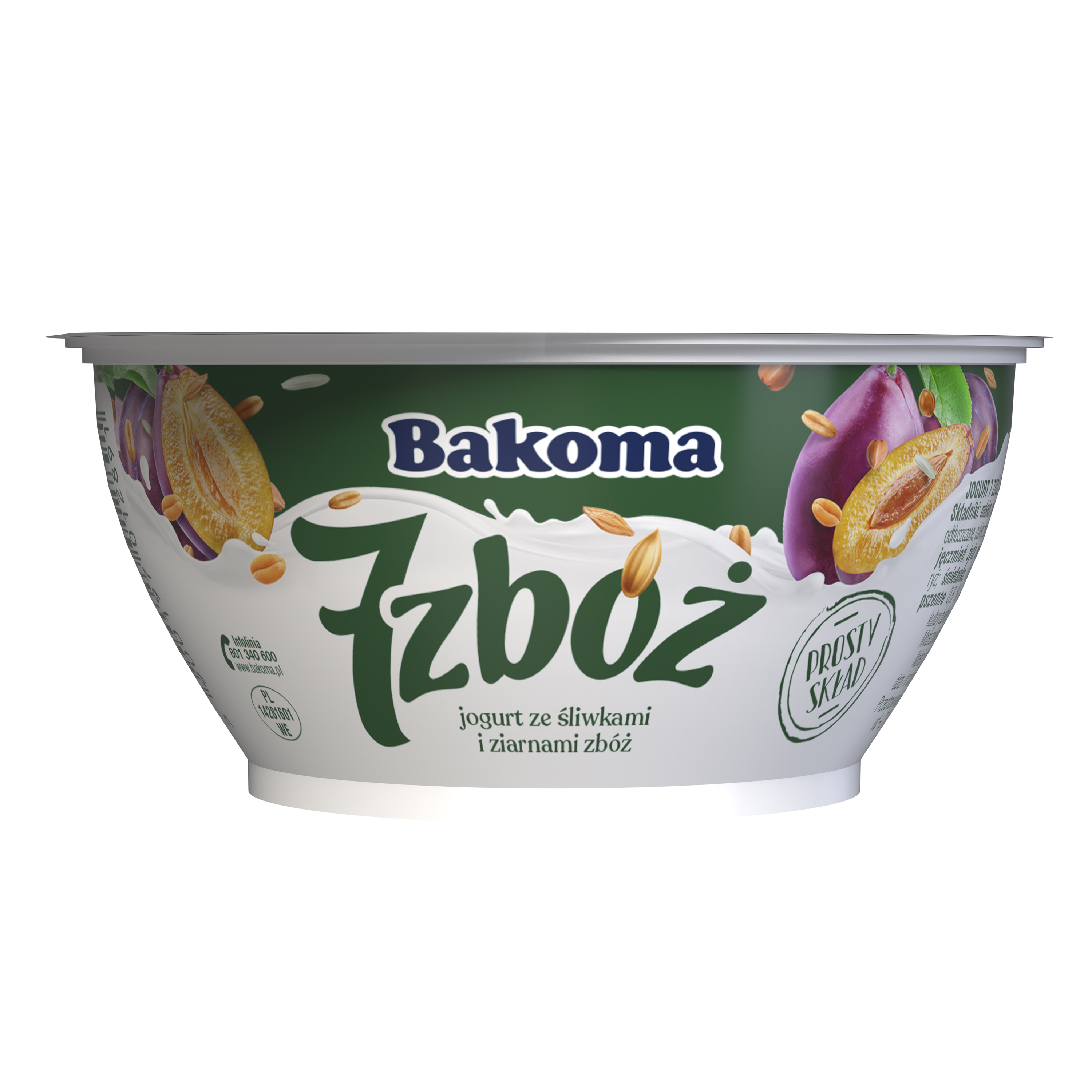 Jogurt 7 Zbóż Ze Śliwkami 140G