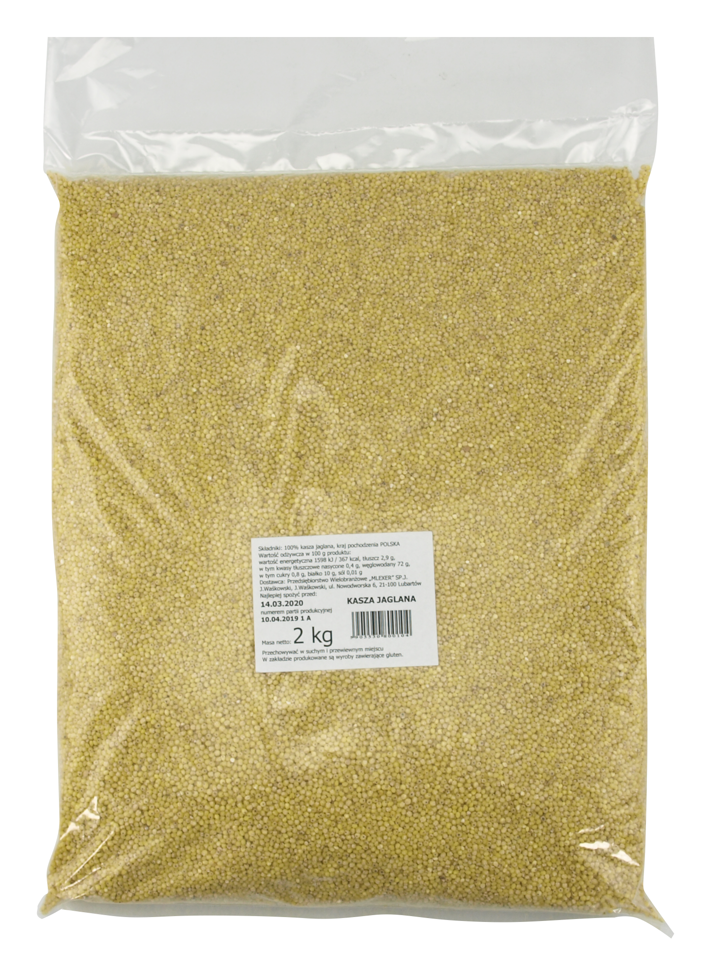 Kasza Jaglana 2 Kg Mlexer