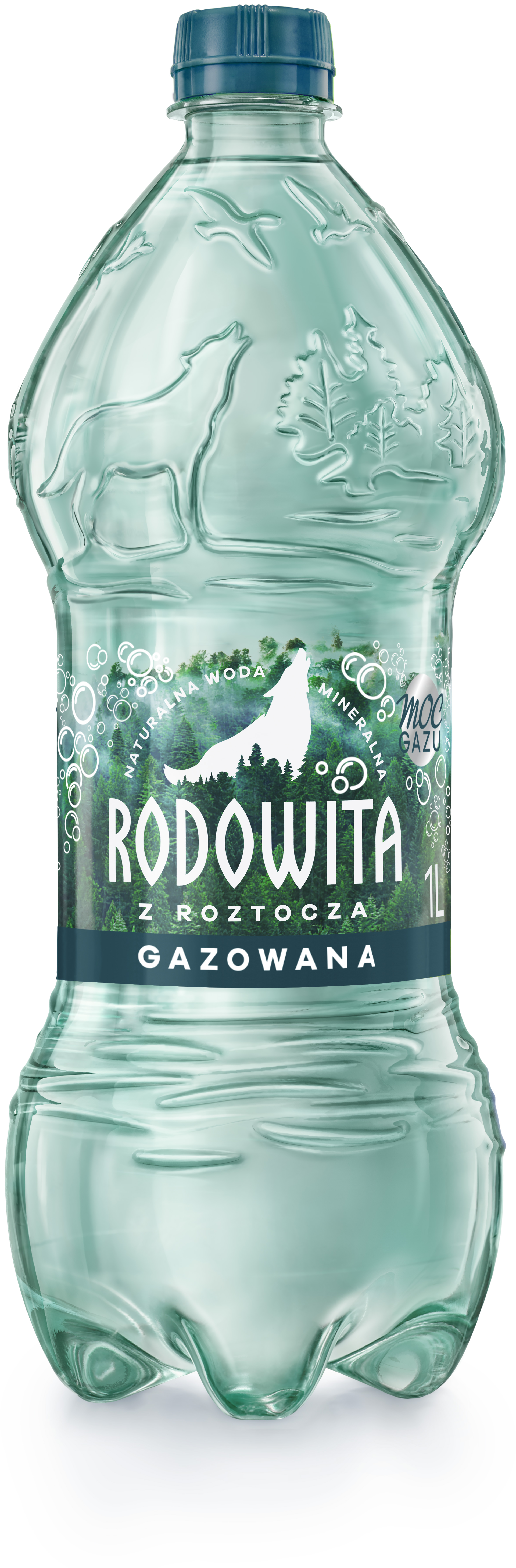 Rodowita Z Roztocza Naturalna Woda Mineralna Gazowana 1L System Kaucyjny