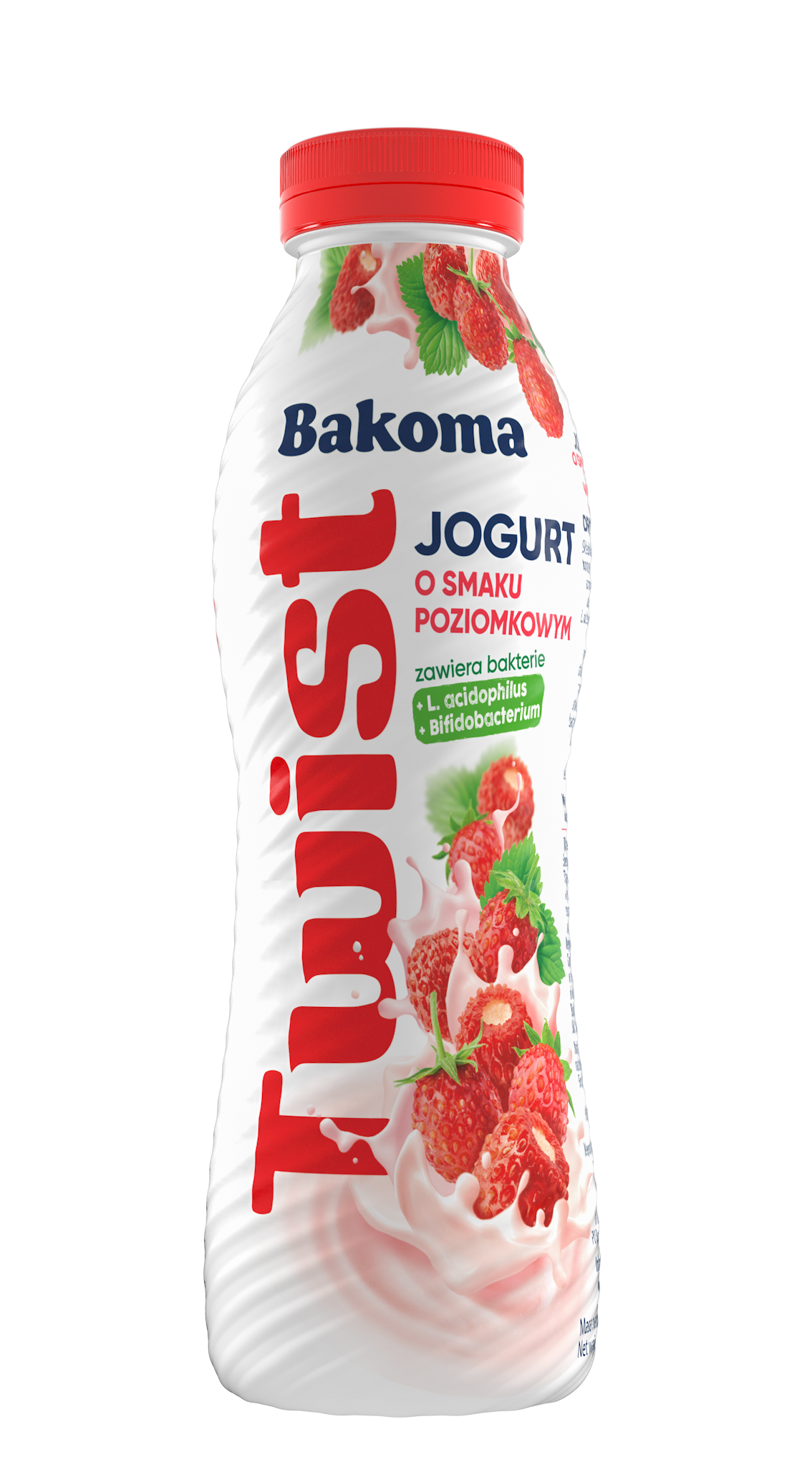 Twist Jogurt Pitny Poziomka 370G