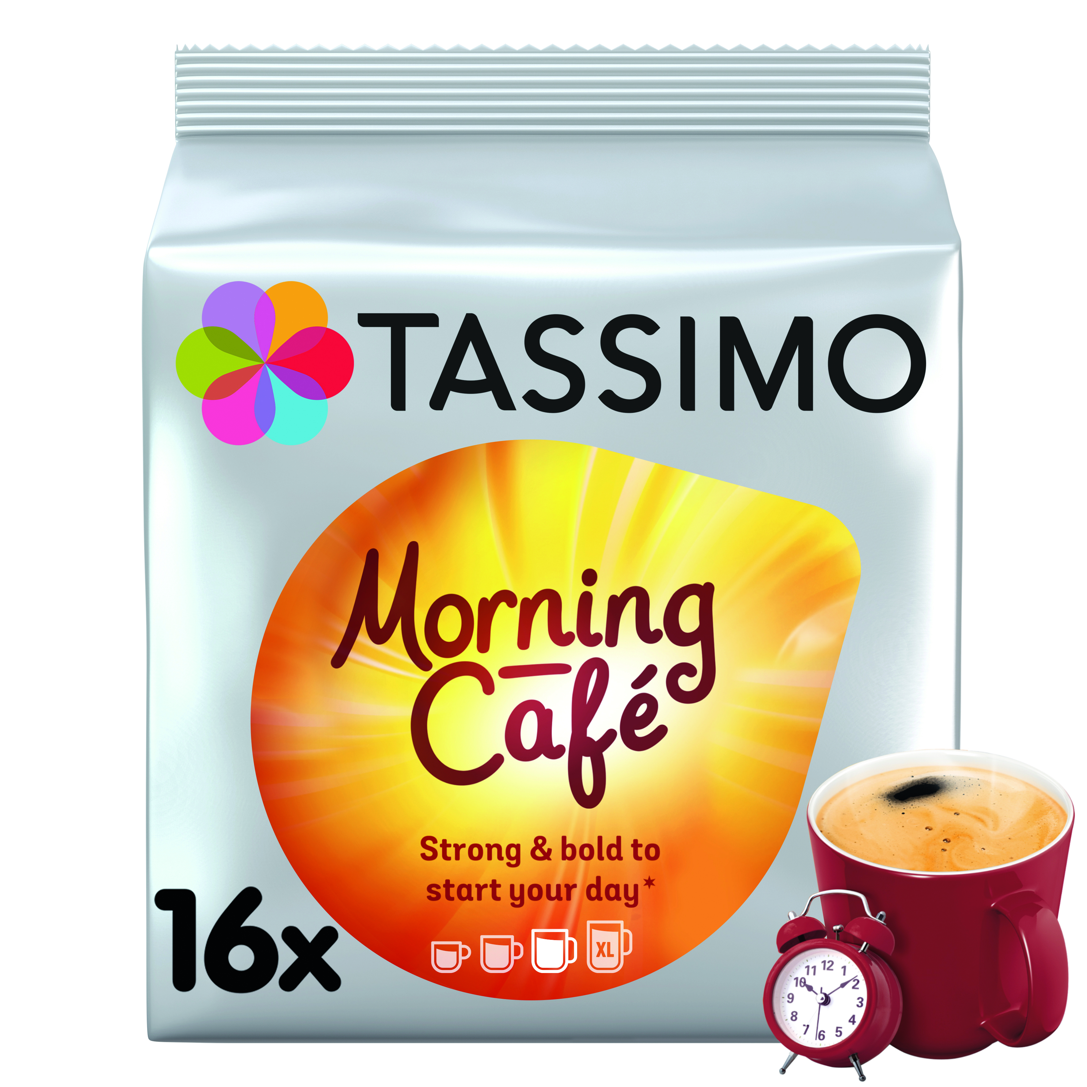 Tassimo Morning Café Kawa Mielona 16 Kapsułek 124,8 G