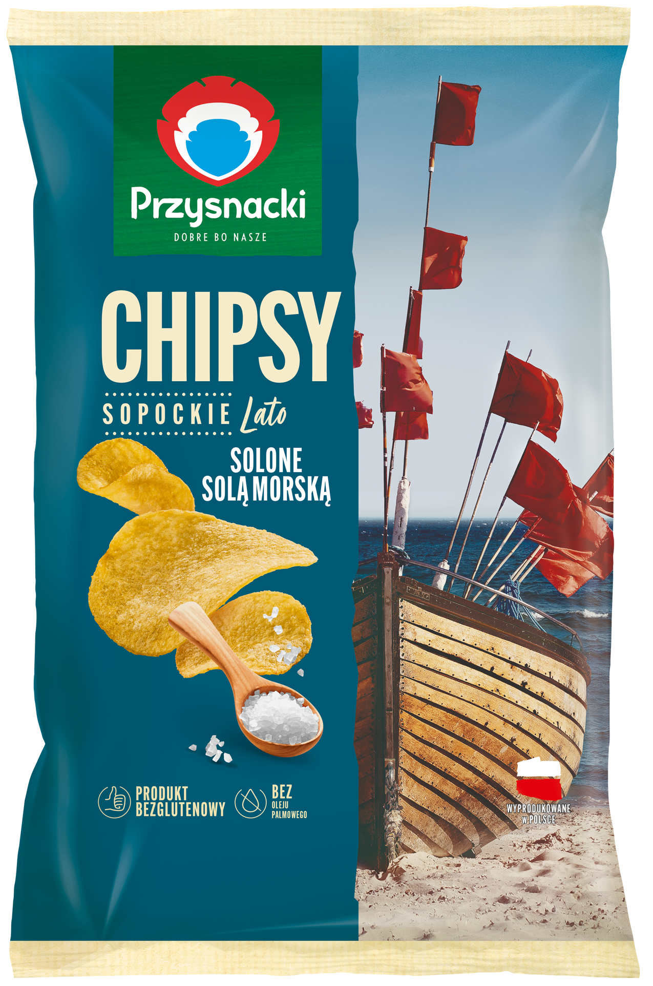 Przysnacki Chipsy Sopockie Lato Solone Solą Morską 30 G