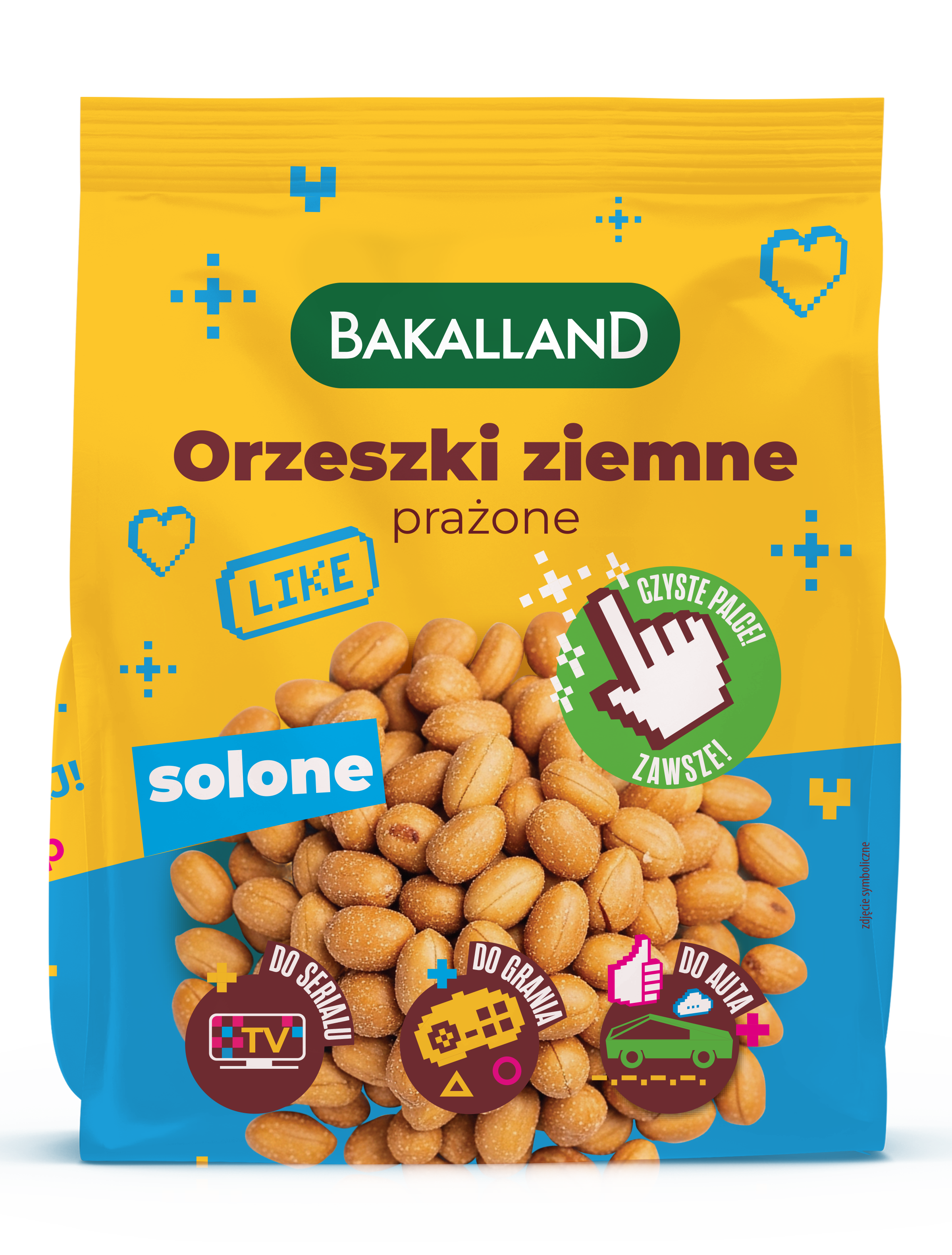 Bakalland Orzeszki Ziemne Prażone Solone 350 G