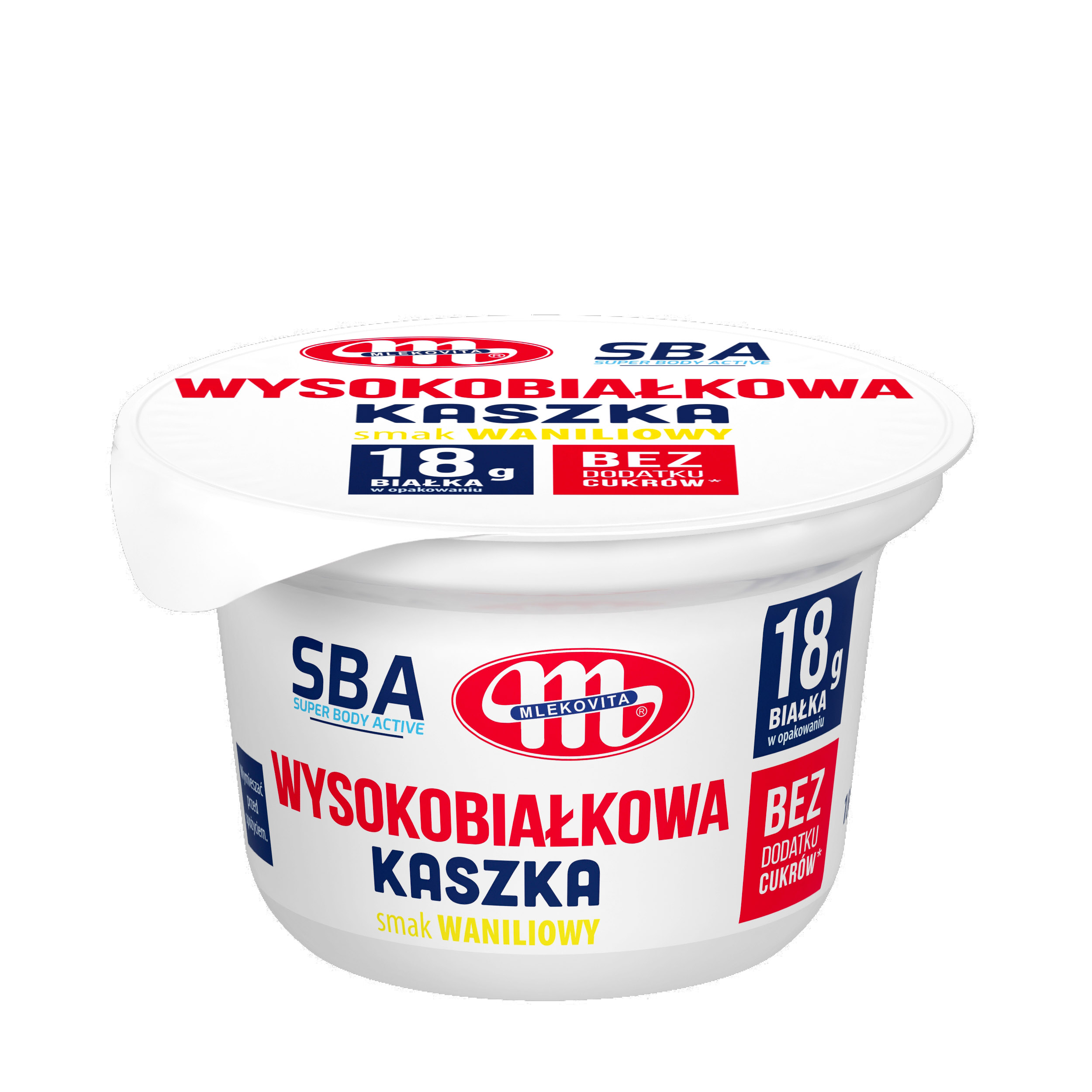 Mlekovita Sba Kaszka Wysokobiałkowa O Smaku Waniliowy 180G