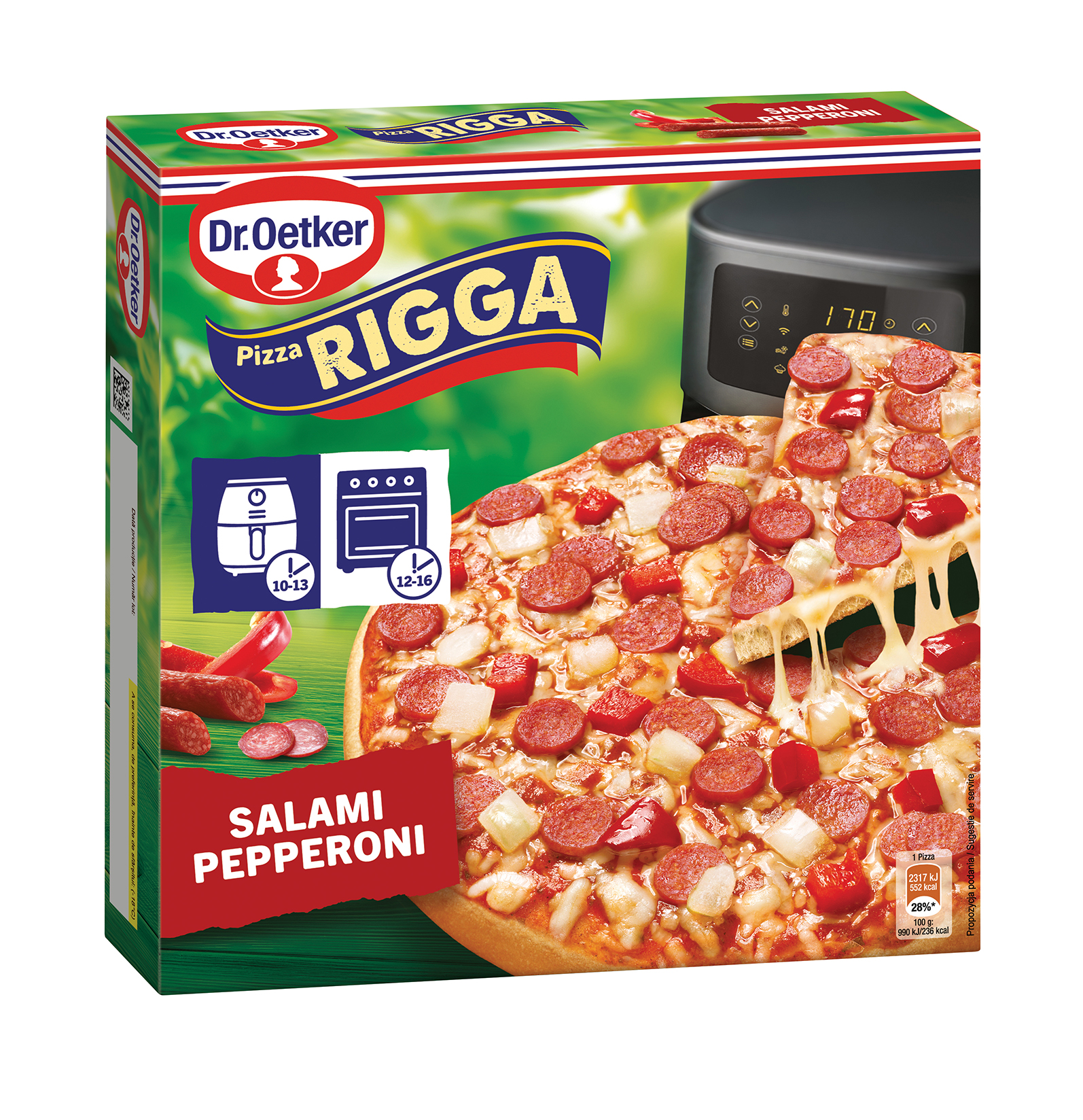Dr. Oetker Pizza Rigga Salami Pepperoni 234 G