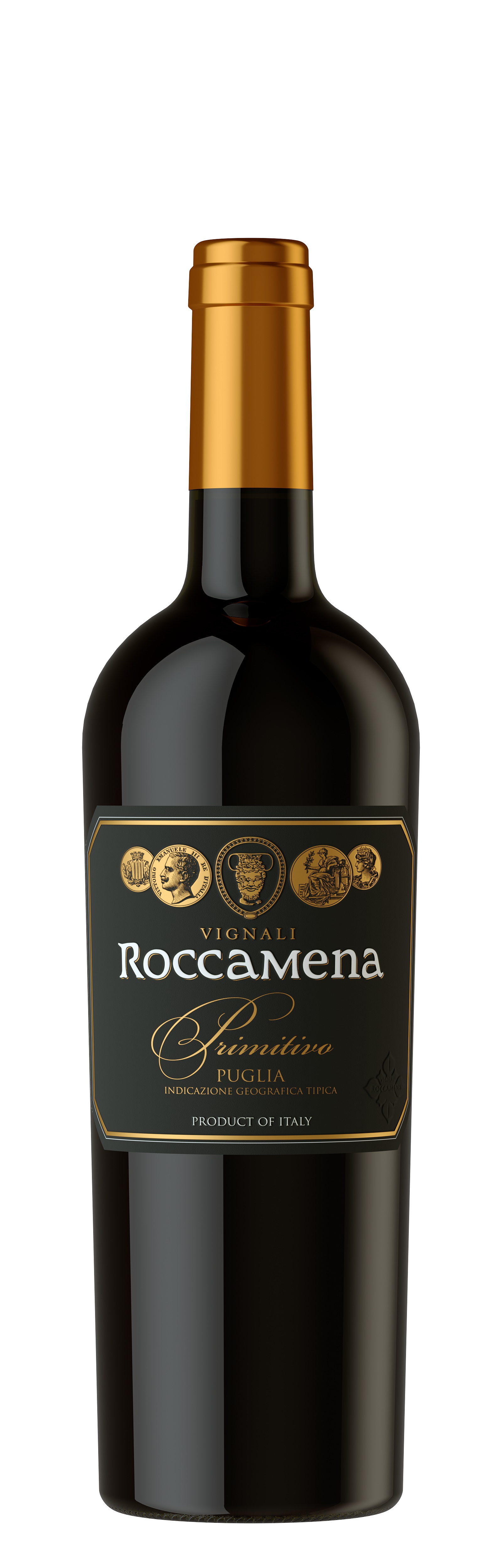 Primitivo Roccamena Vignali 750Ml Czerwone Półwytrawne