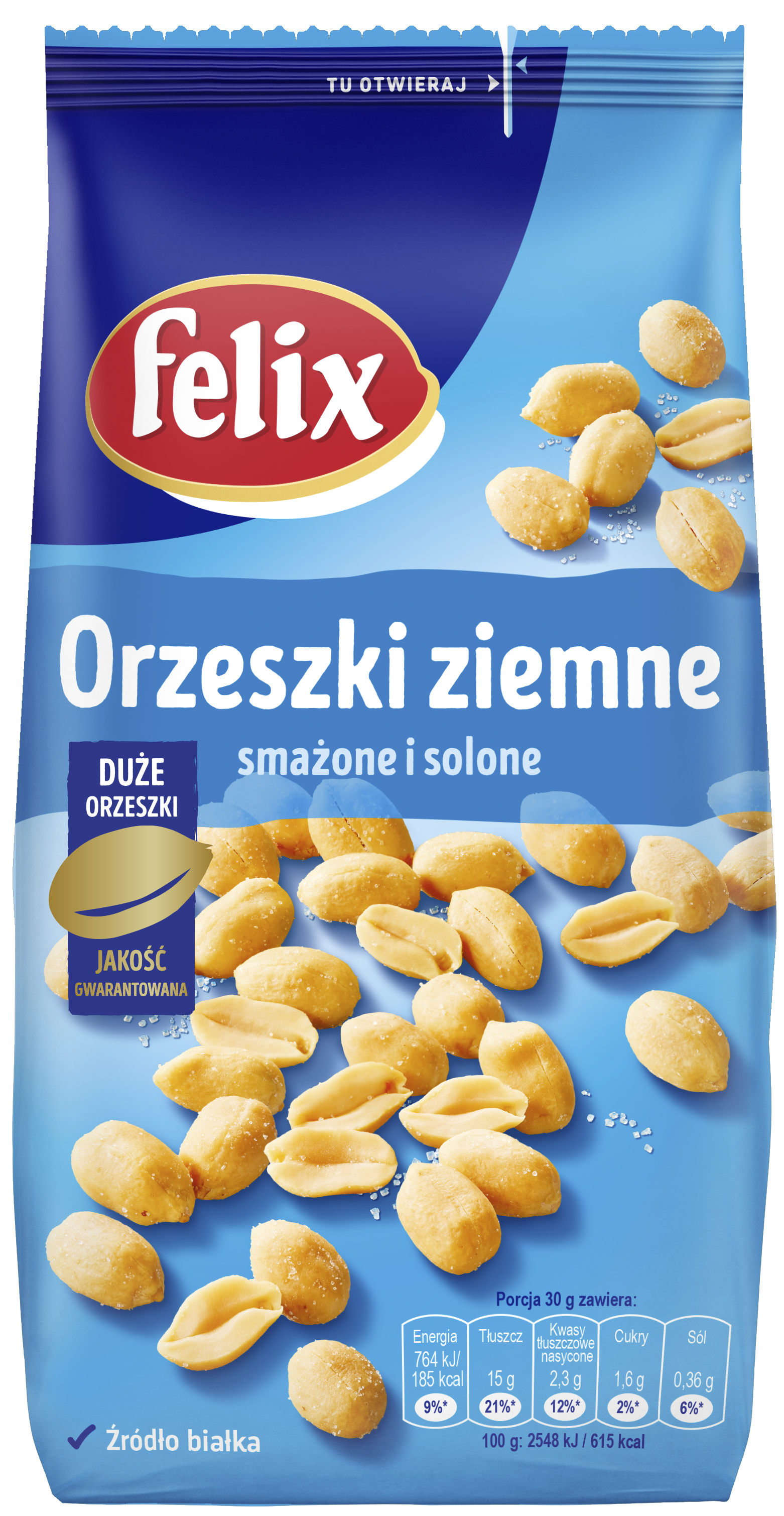 Felix Orzeszki Ziemne Smażone I Solone 380 G