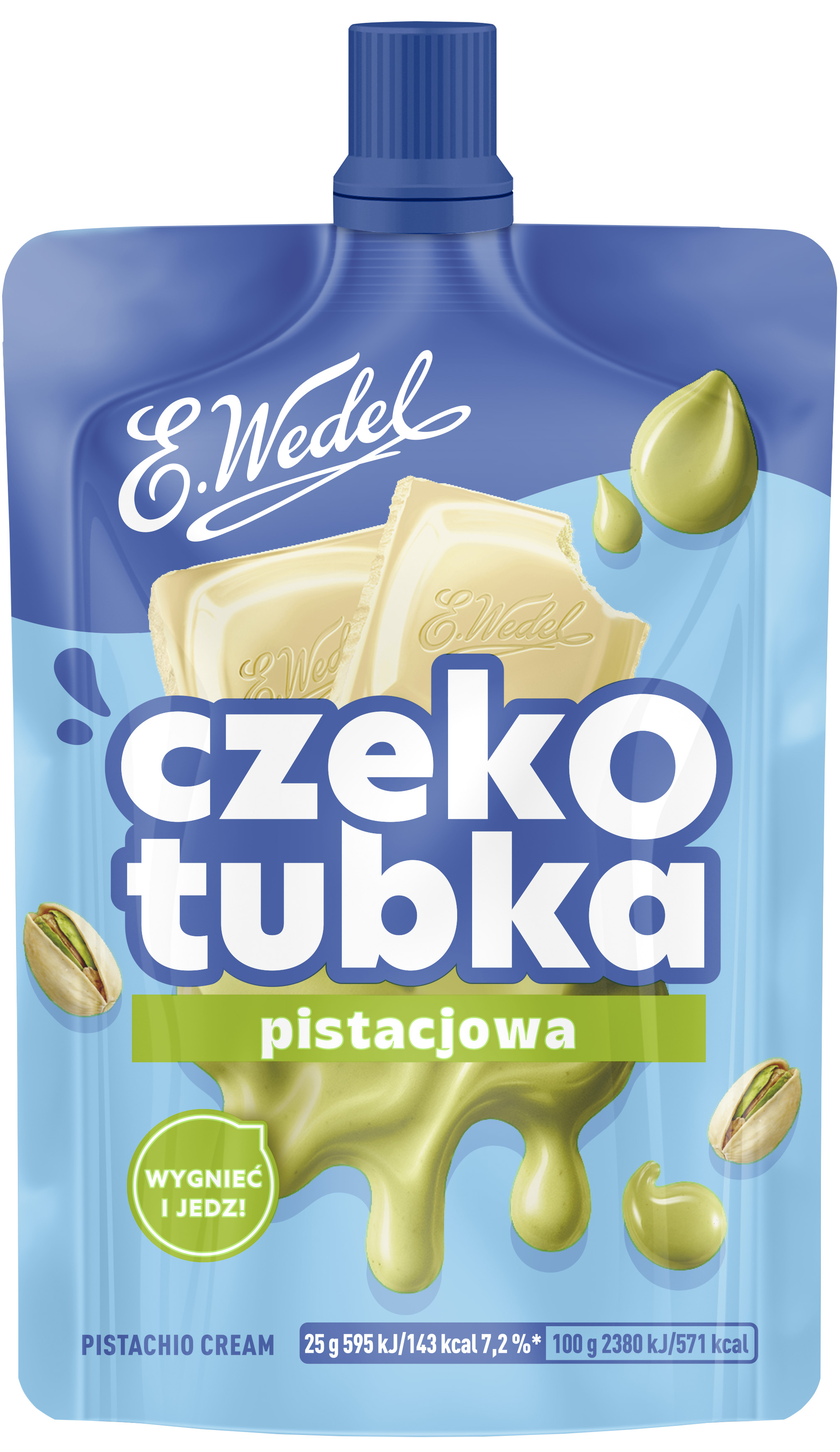 E.Wedel Czekotubka Pistacjowa 50G