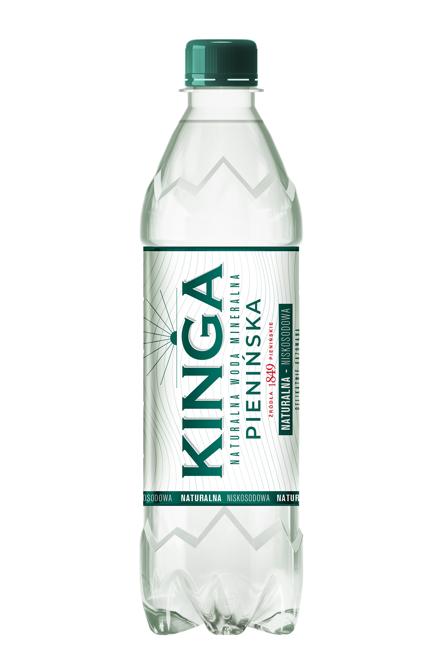 Woda Mineralna Kinga Pienińska Naturalna Niskosodowa 0,5L Kaucja