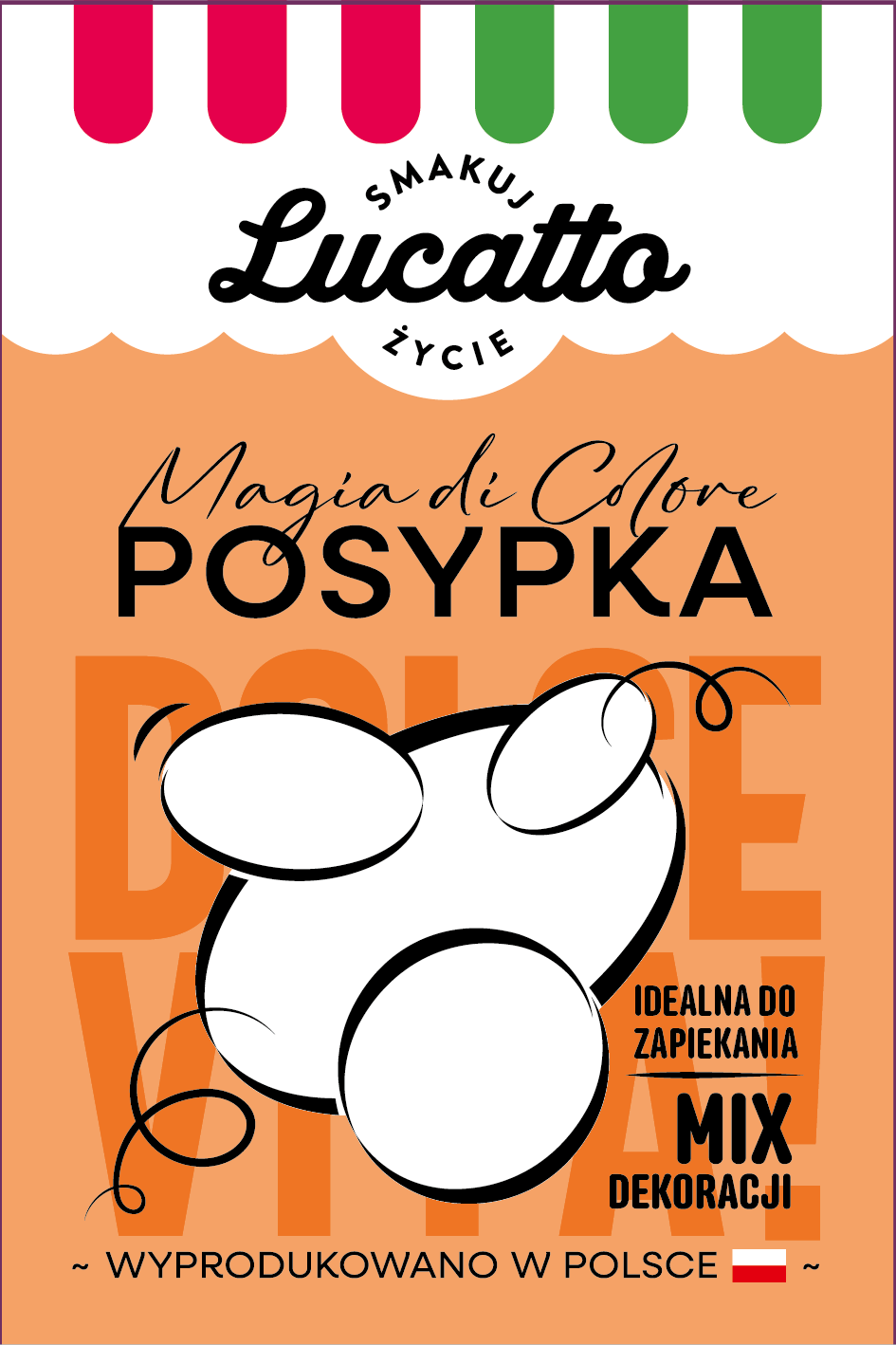 Posypka Mix Konfetti Lucatto 30G