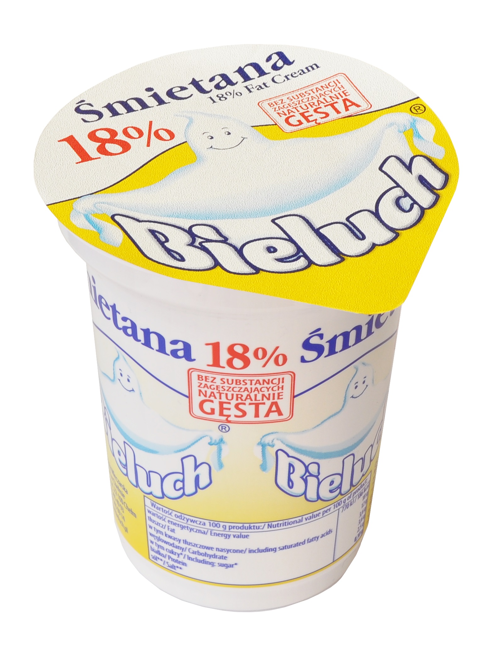 Bieluch Śmietana 18% 330 G
