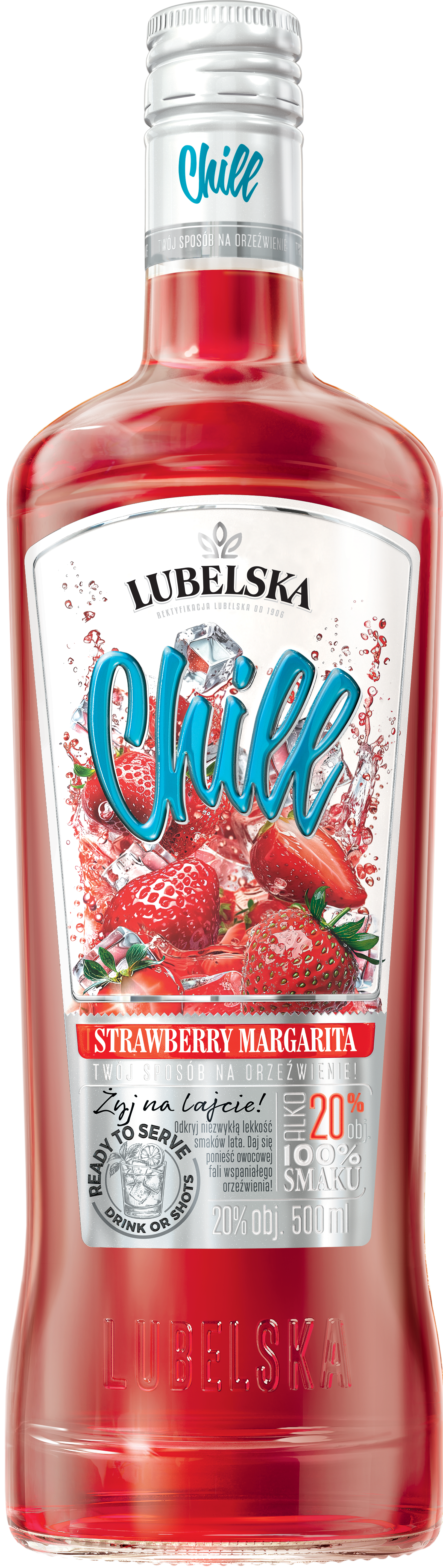 Lubelska Chill Strawberry Margarita 20% 500Ml