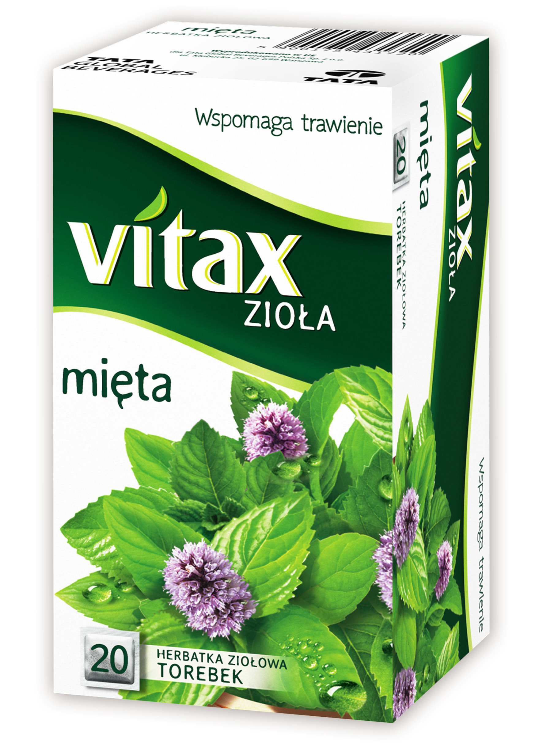 Herbata Vitax Zioła Mięta 20 Torebek X 1,5G