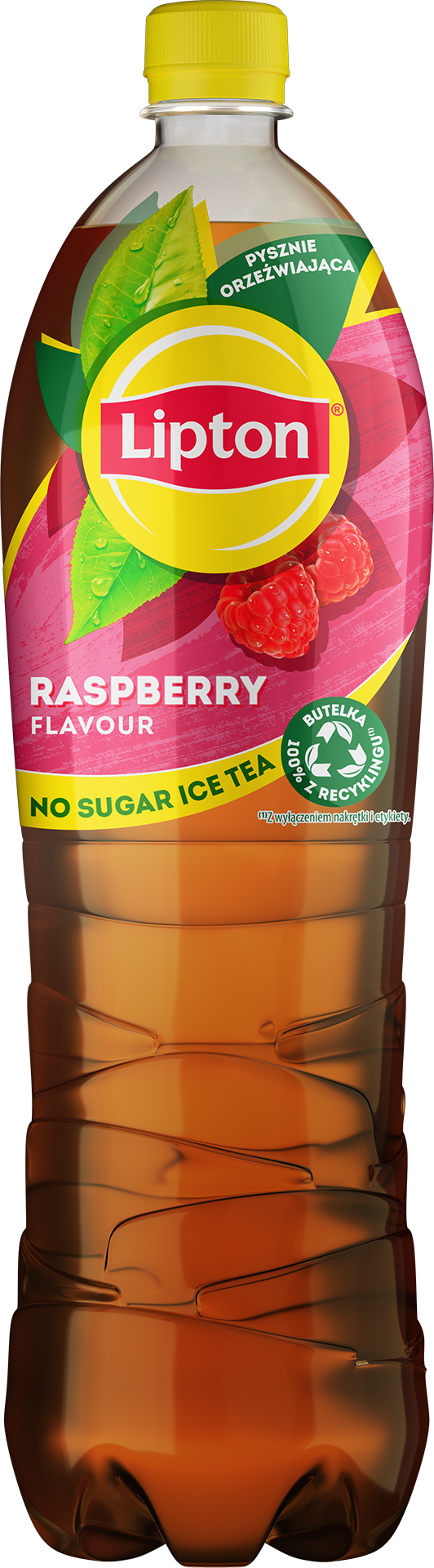 Lipton Raspberry Zero Cukru 1,5 L Kaucja