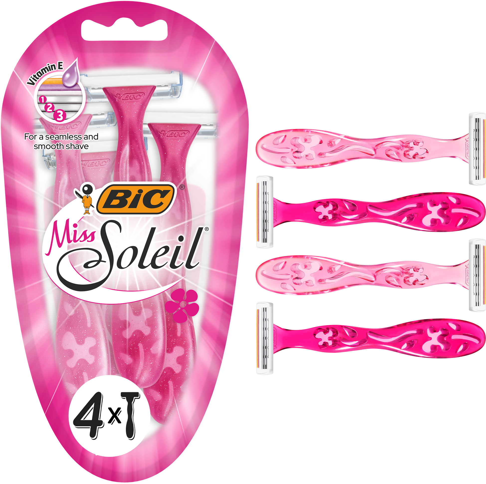 Bic Miss Soleil Maszynka Do Golenia Blister 4 Sztuki