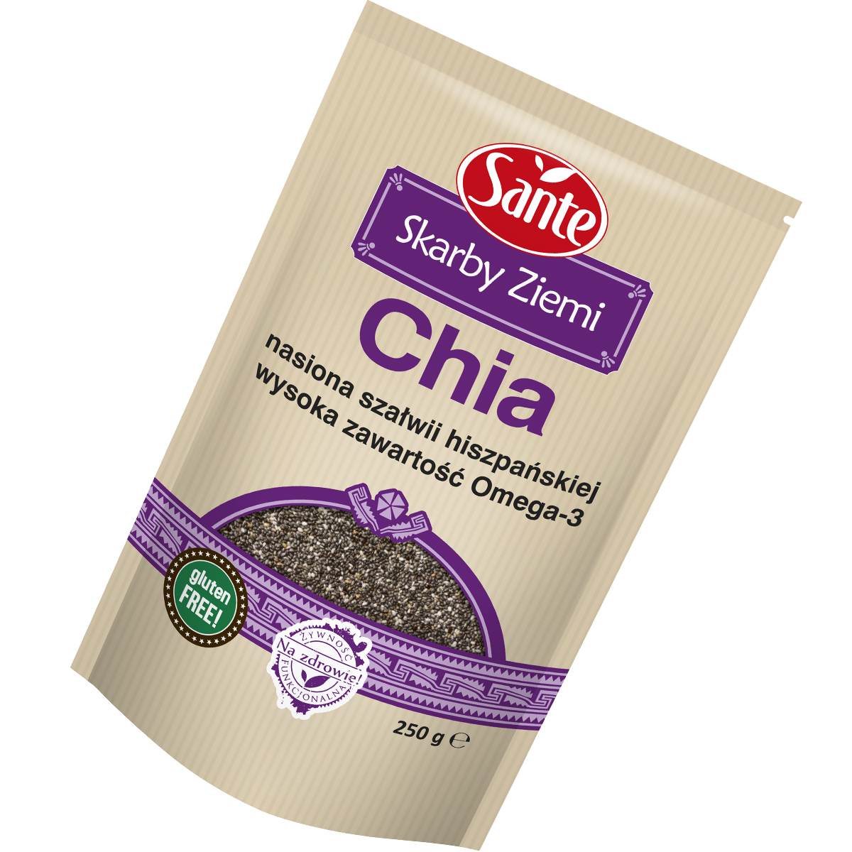 Nasiona Chia - Szałwia Hiszpańska 250 G Sante