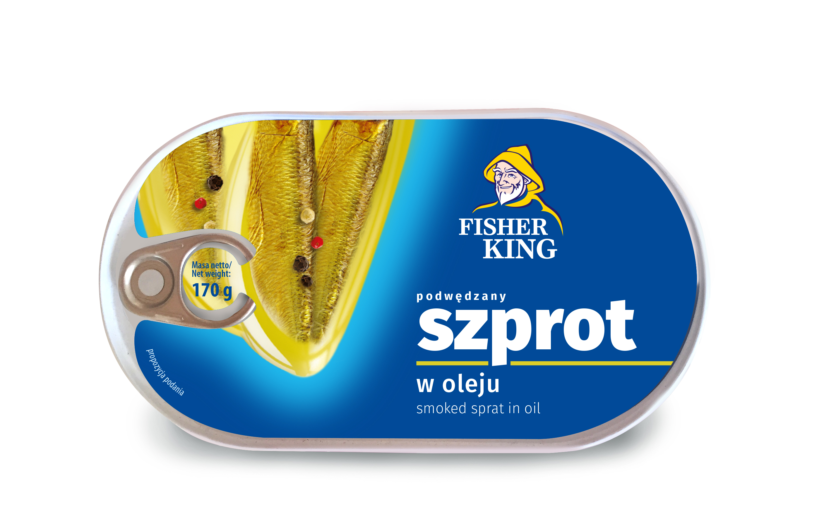 Szprot Podwędzany W Oleju 170G Fisherking
