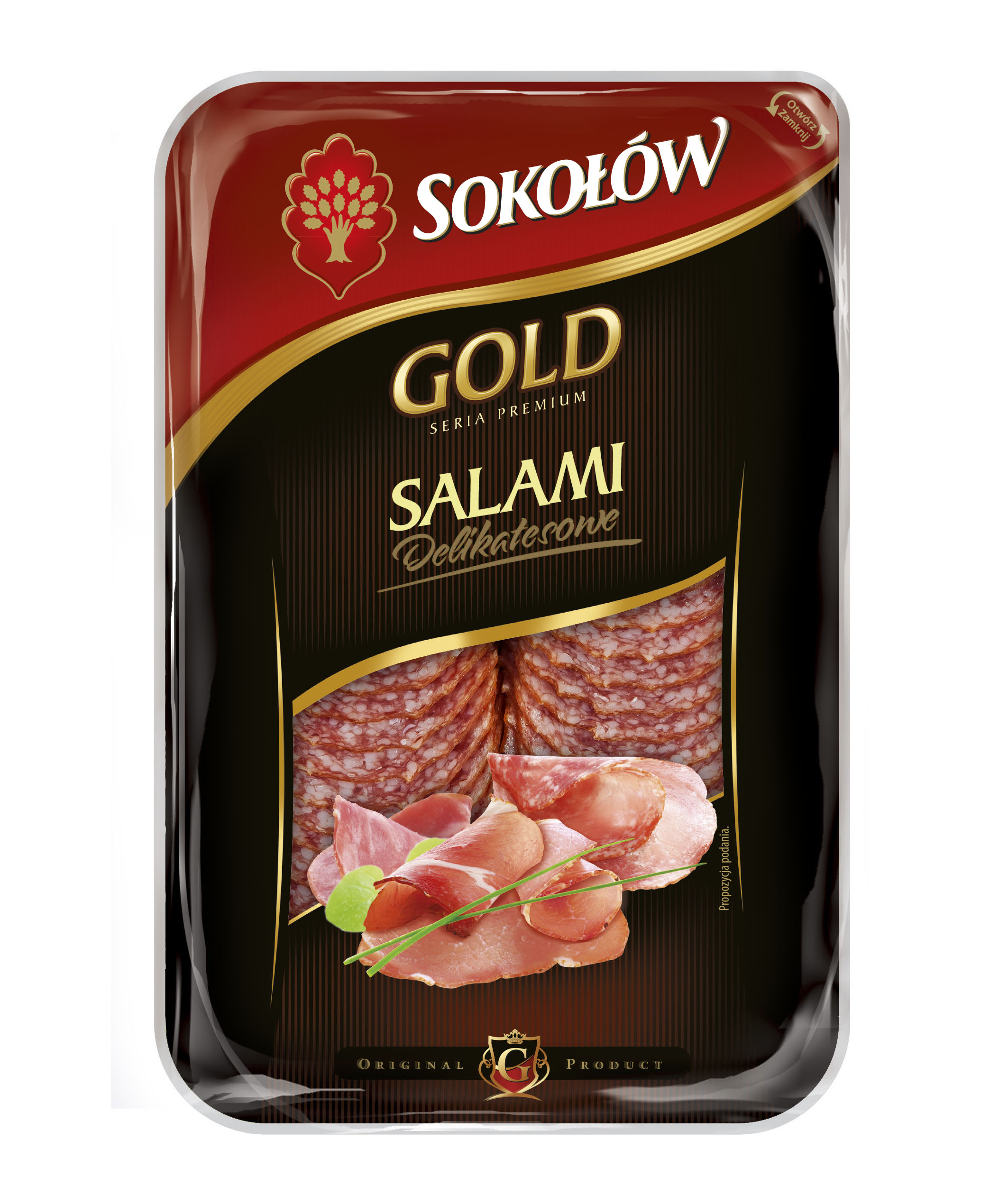 Salami Delikatesowe Plastry 100 G Gold