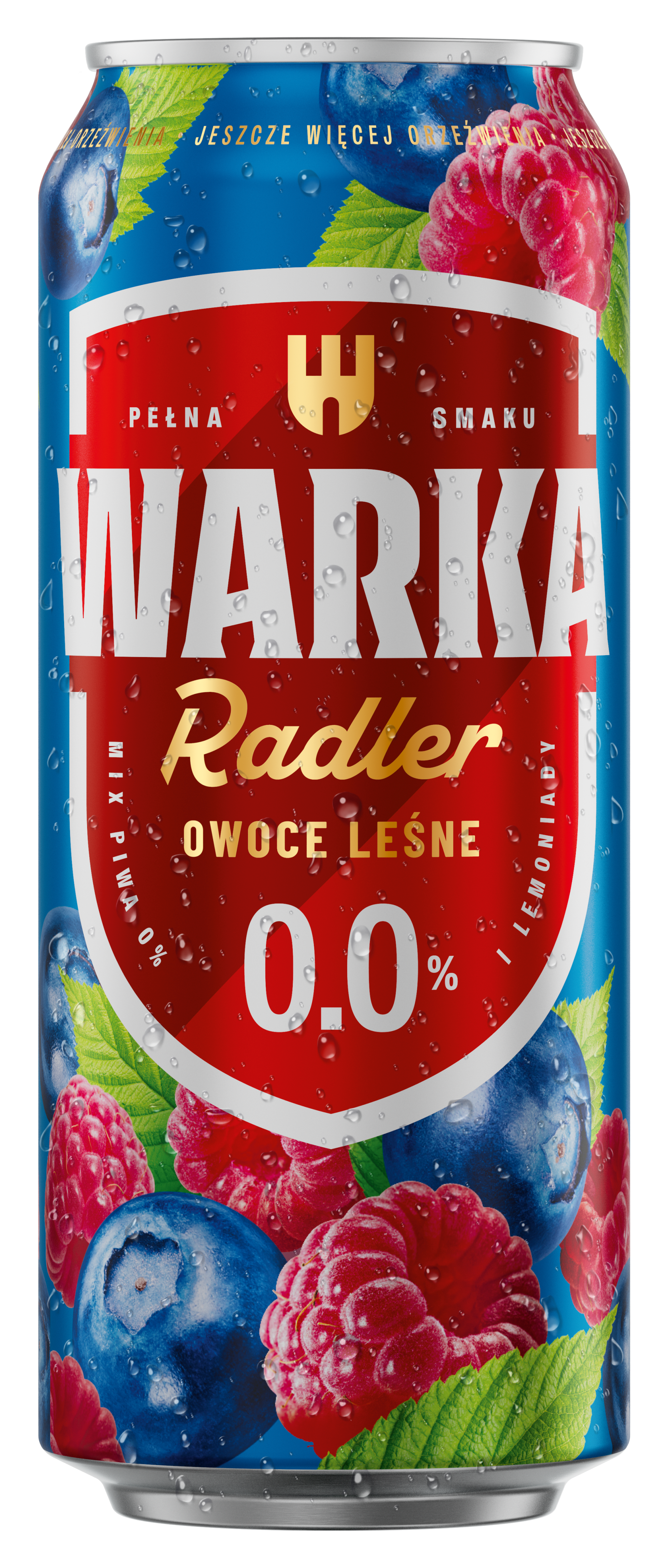 Warka Radler 0% Owoce Leśne 500 Ml Puszka Kaucja