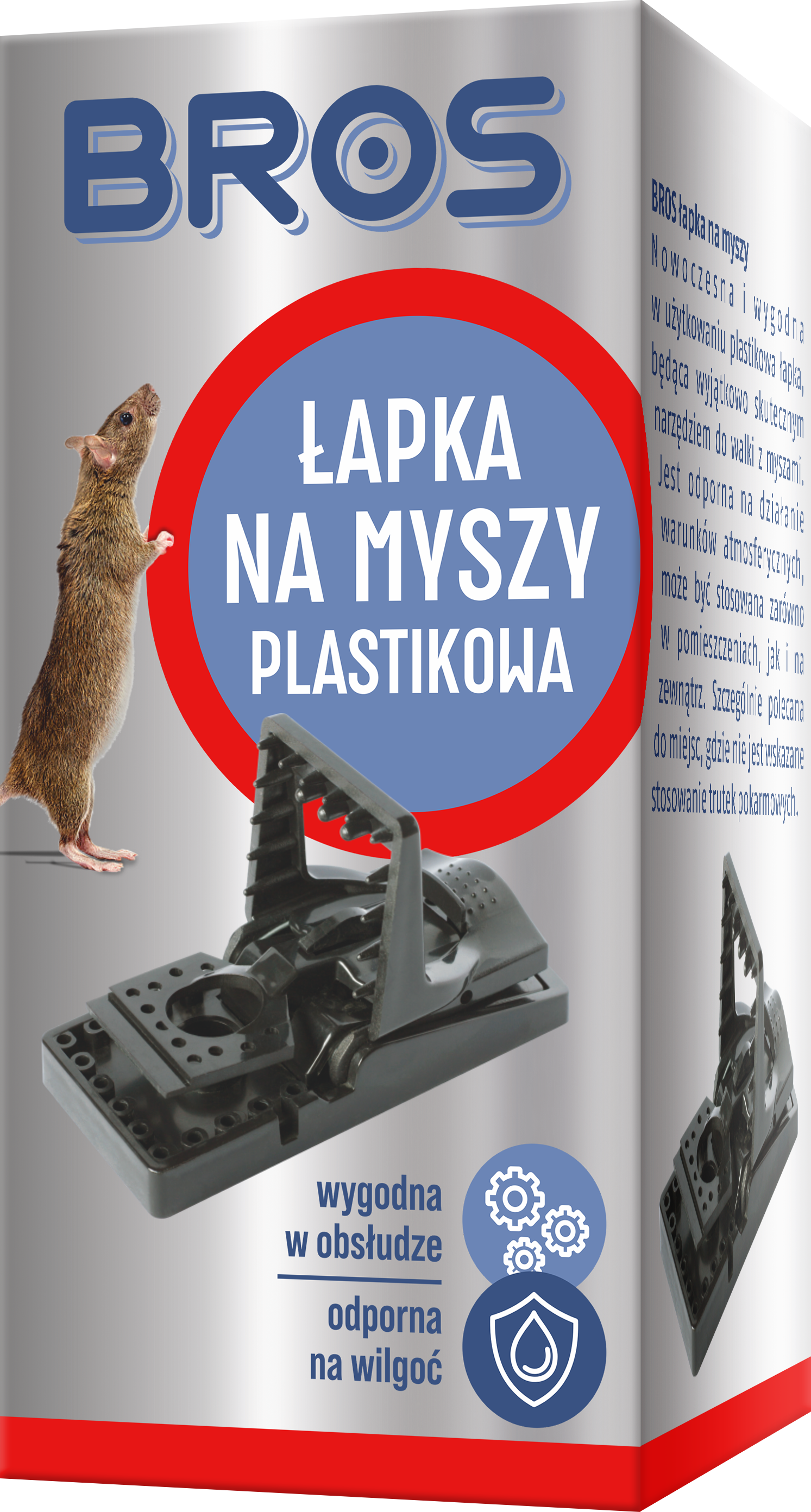 Bros - Łapka Na Myszy Plastikowa