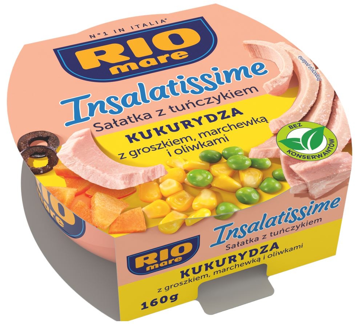 Sałatka Rio Mare Z Kukurydzą I Tuńczykiem 160 G