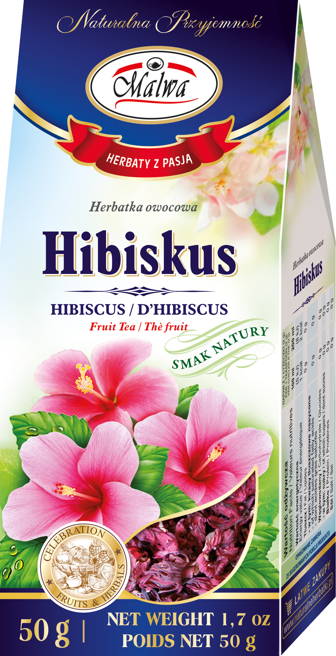 Malwa Herbatka Owocowa Hibiskus 50G