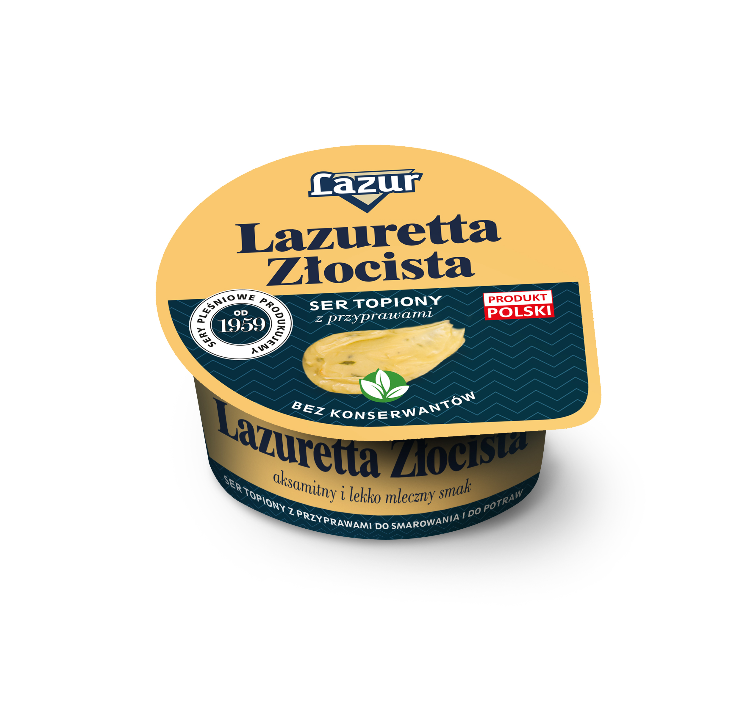 Lazur Ser Topiony Lazuretta Złocista 125 G