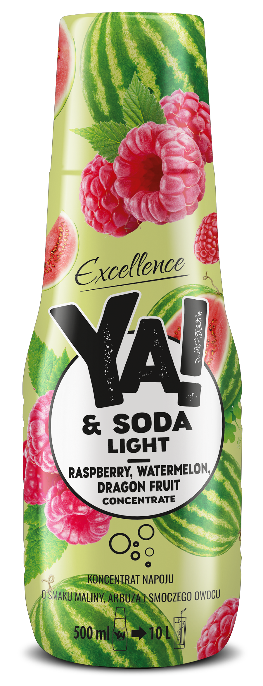 Koncentrat Napoju Raspeberry, Watermelon, Dragon Fruit 500 Ml
